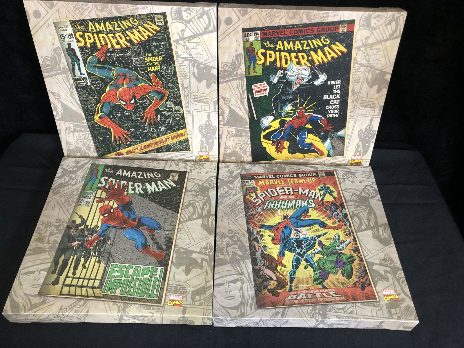 CANVAS WRAPPED MARVEL COMICS BOOK THE AMAZING SPIDER-MA (1 of 1)