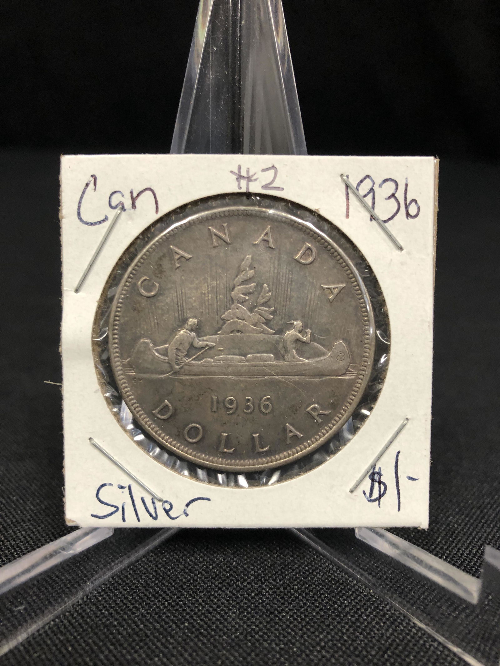1936 CANADIAN SILVER DOLLAR (1 of 1)