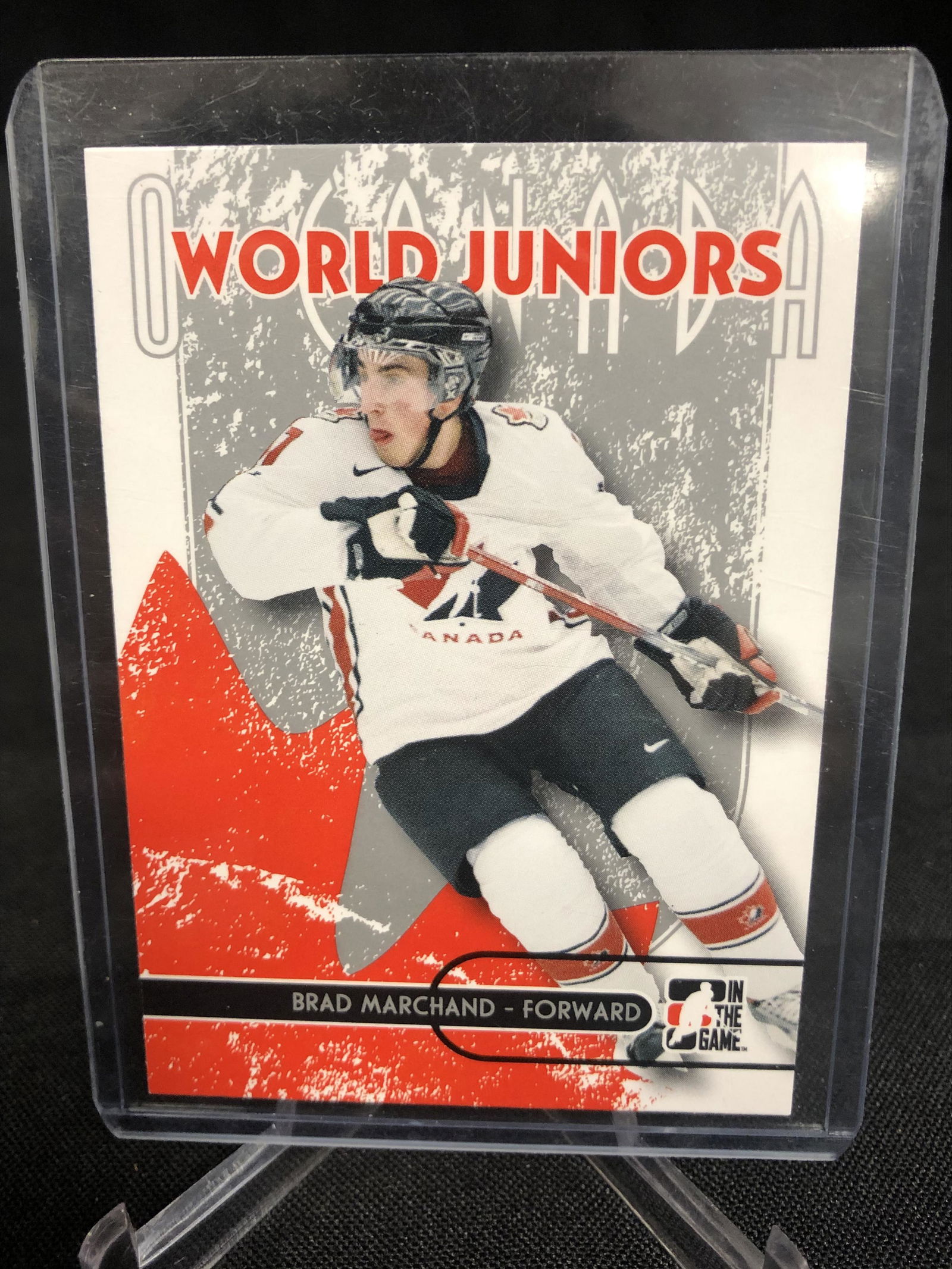 2007-08 ITG World Juniors Brad Marchand Team Canada (1 of 2)