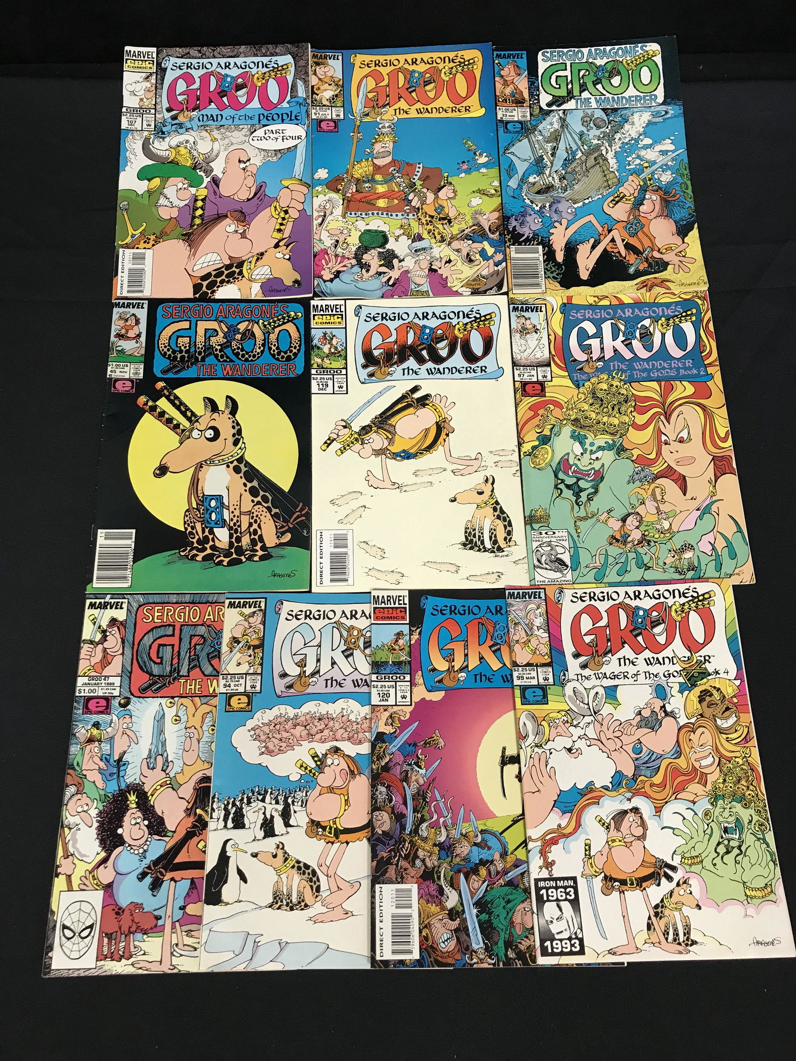 GROO THE WANDERER COMIC BOOK LOT (MARVEL COMICS) (1 of 1)