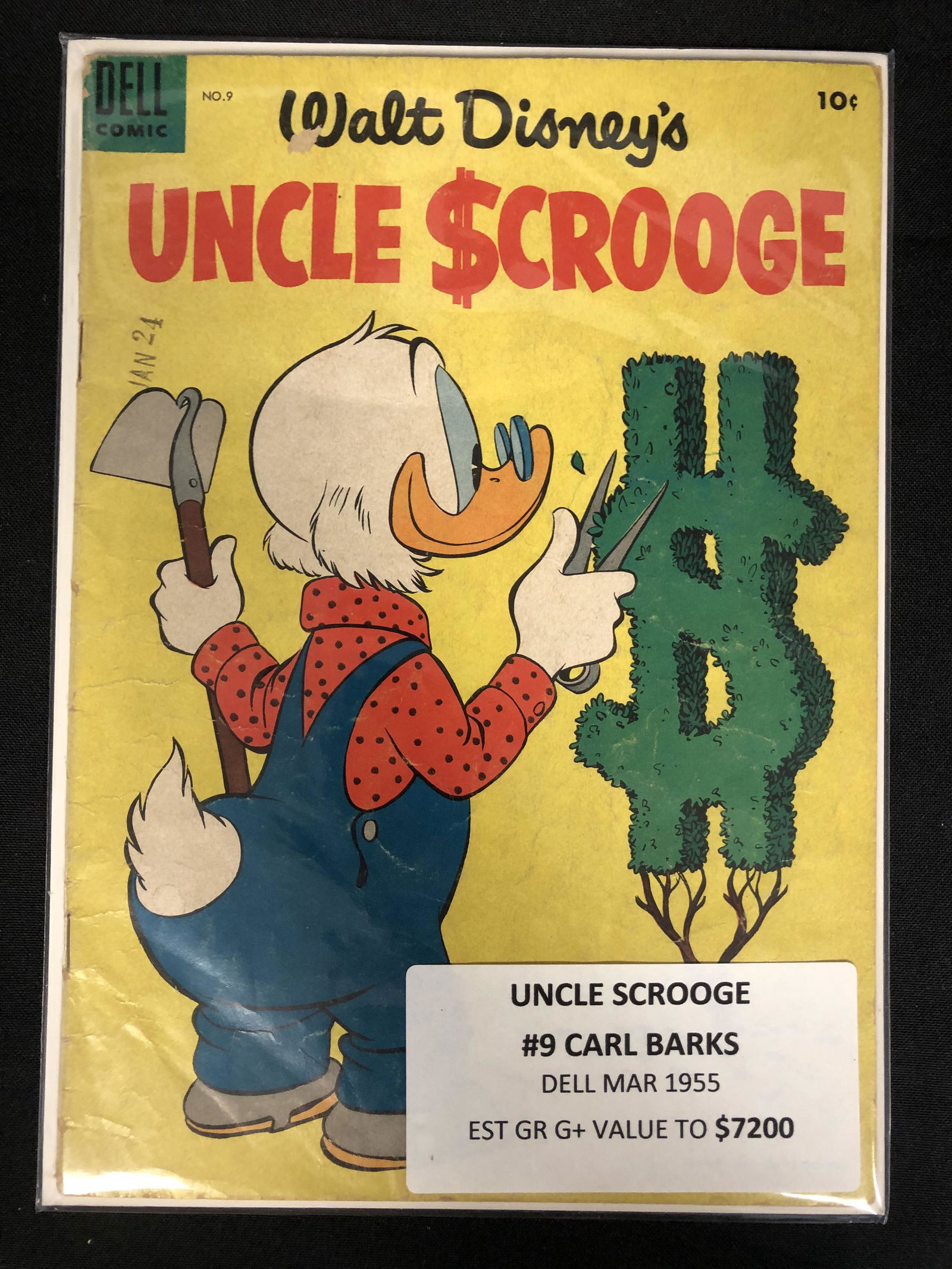 UNCLE SCROOGE #9 (DELL COMICS) 1955 (1 of 1)