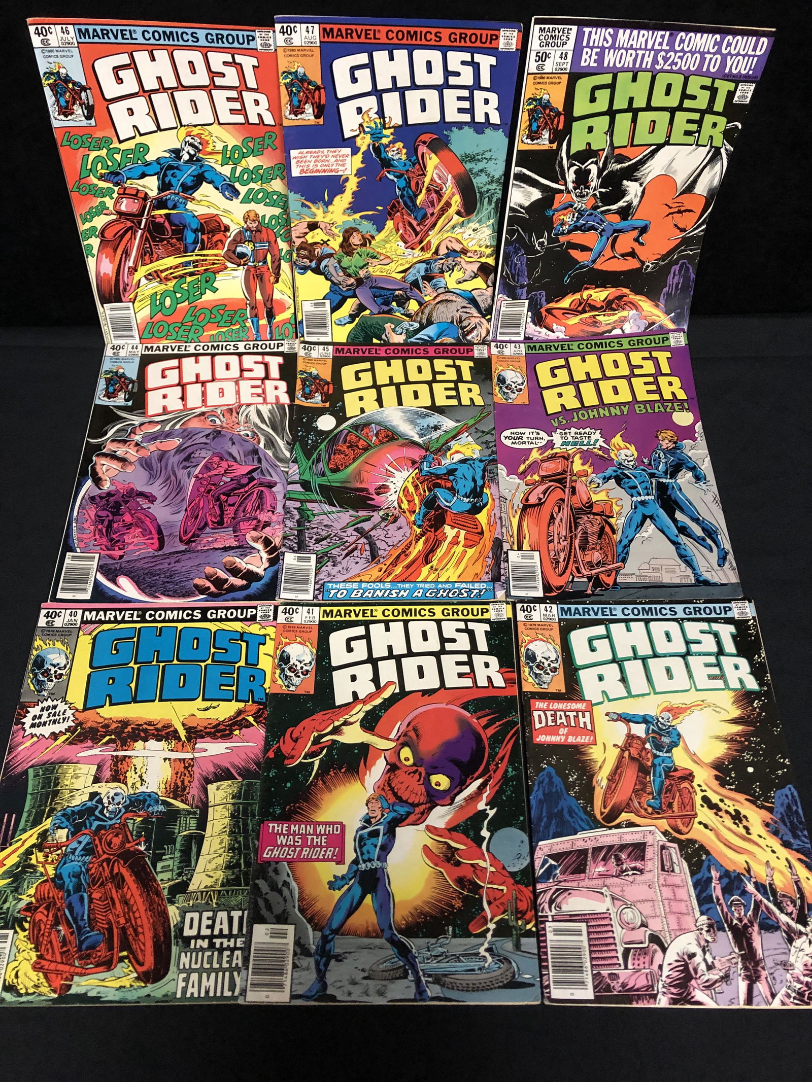 GHOST RIDER COMIC BOOK LOT (MARVEL COMICS) (1 of 1)