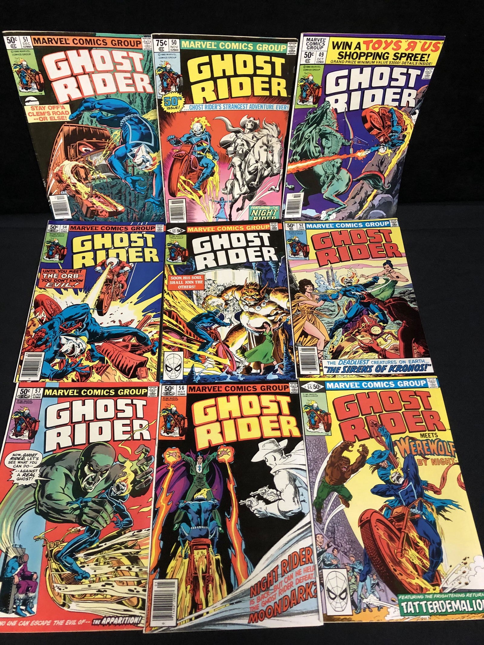 GHOST RIDER COMIC BOOK LOT (MARVEL COMICS) (1 of 1)