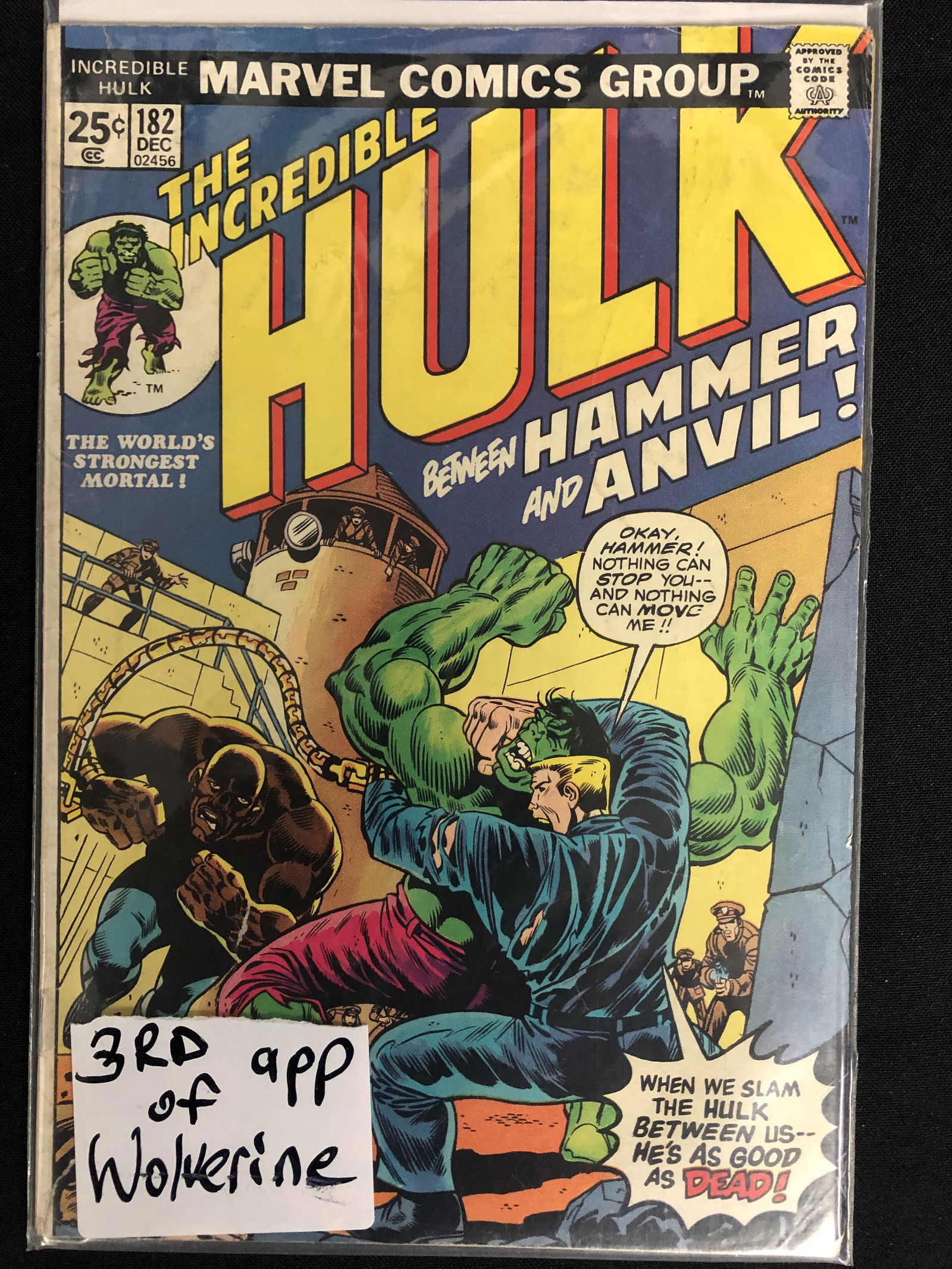 THE INCREDIBLE HULK #182 (MARVEL COMICS) (1 of 1)