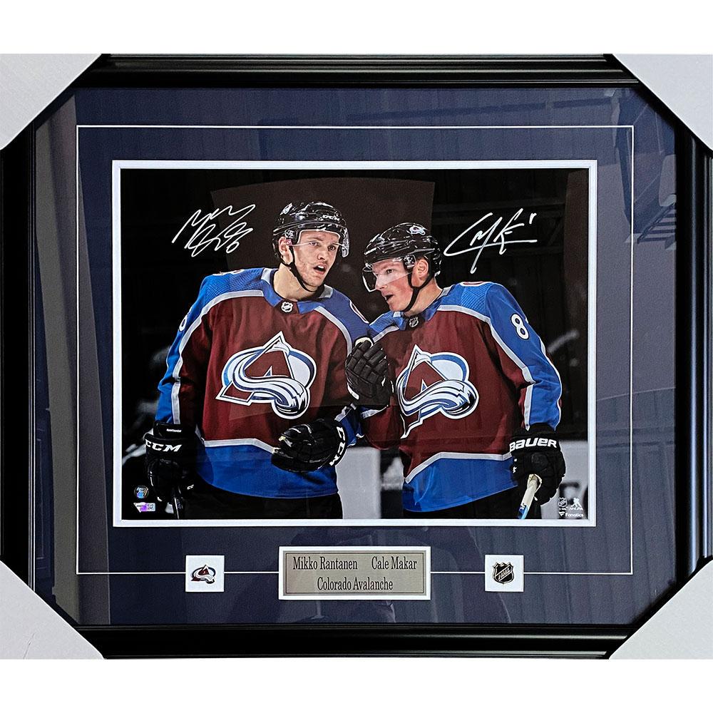 MIKKO RANTANAN/ CALE MAKAR SIGNED 16 X 20 FRAME DISPLAY: MIKKO RANTANAN/ CALE MAKAR SIGNED 16 X 20 FRAME DISPLAY ( FROZEN POND)