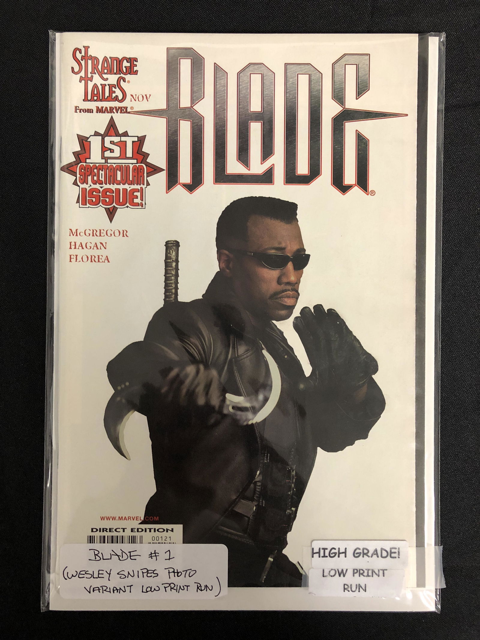 BLADE #1 (MARVEL VARIANT) Wesley Snipes Cover (1 of 1)