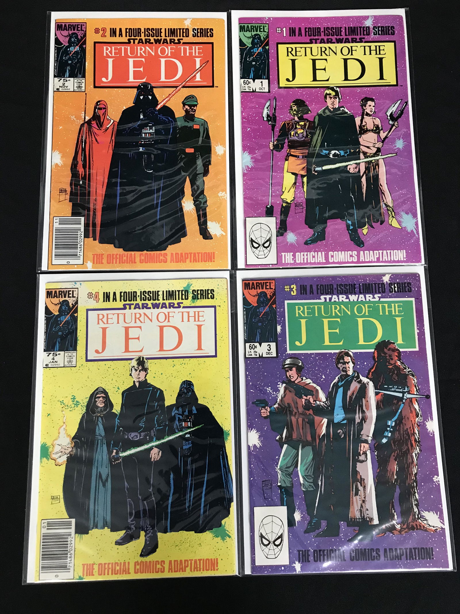 RETURN OF THE JEDI #1-4 In a Four Issue Limited Series (1 of 1)
