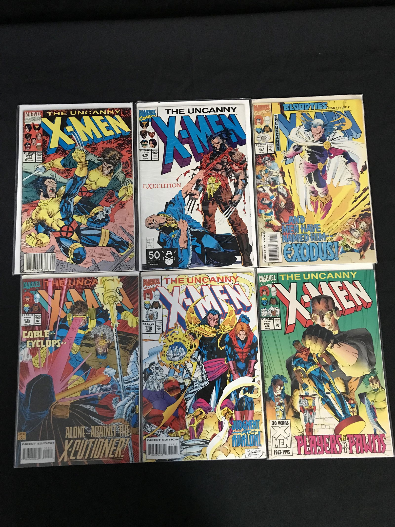 THE UNCANNY X-MEN COMIC BOOK LOT (MARVEL COMICS): THE UNCANNY X-MEN COMIC BOOK LOT (MARVEL COMICS)