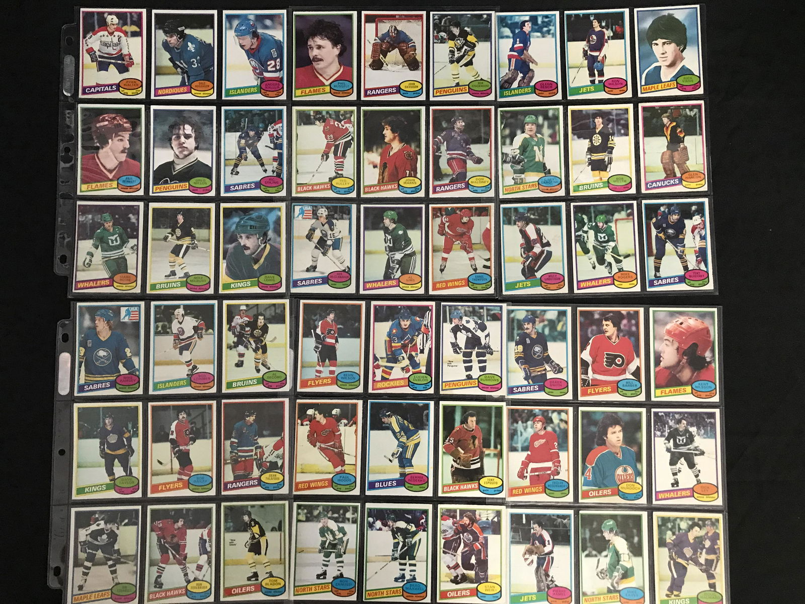 1980'S NHL TRADING CARD LOT (1 of 1)
