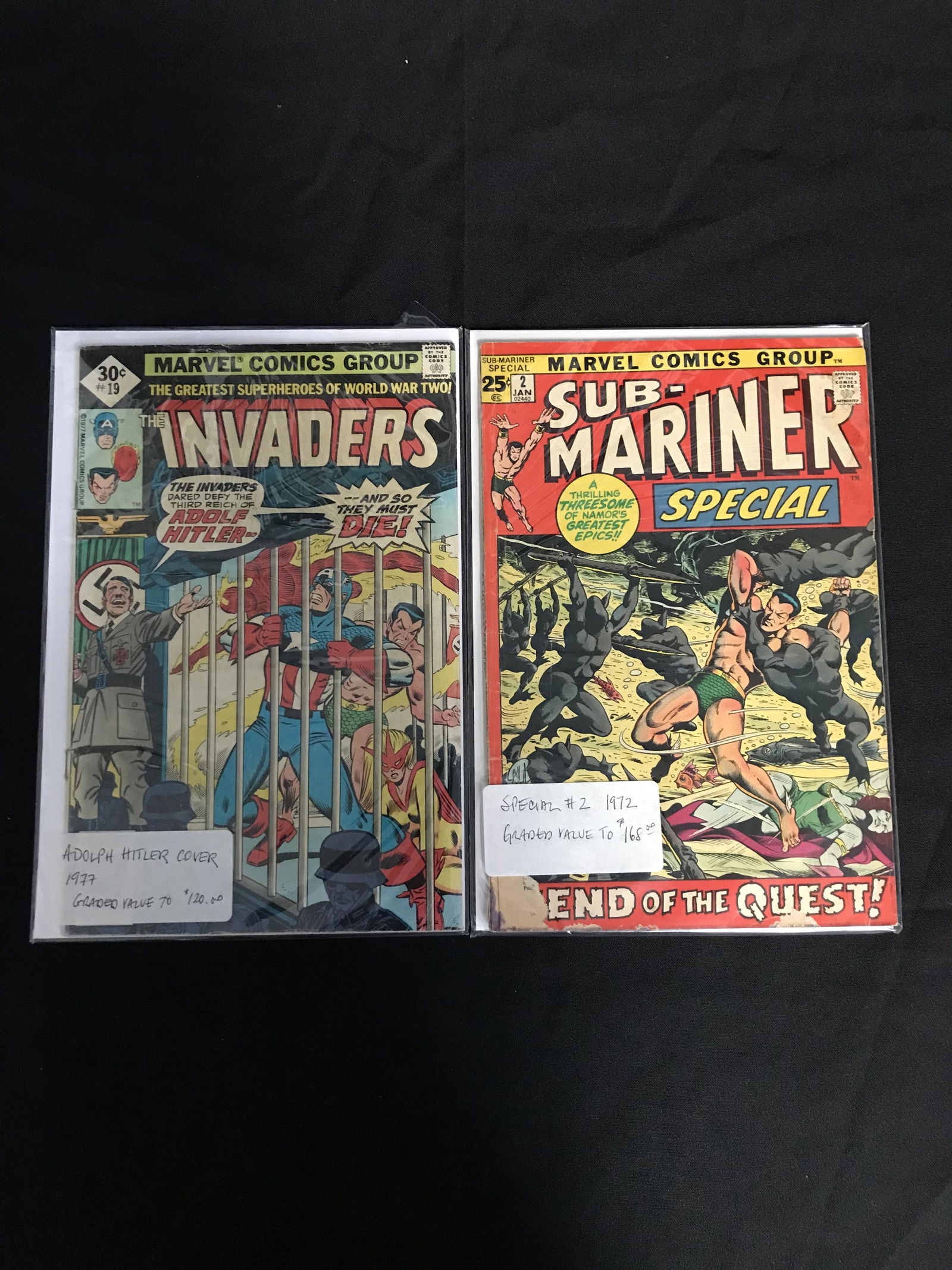 THE INVADERS #19/ SUB-MARINER #2 (MARVEL COMICS) (1 of 1)