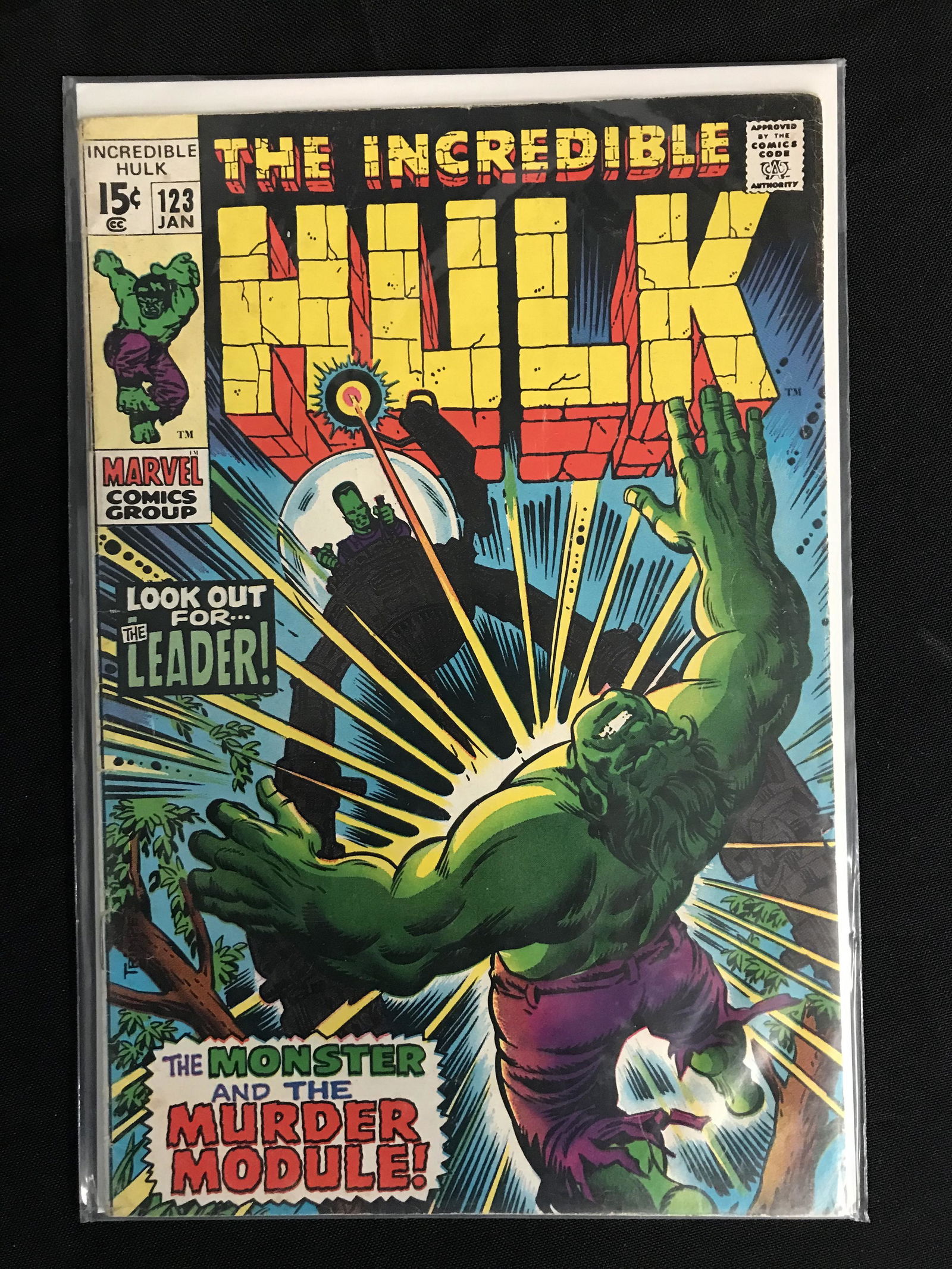 THE INCREDIBLE HULK #123 (MARVEL COMICS) (1 of 1)