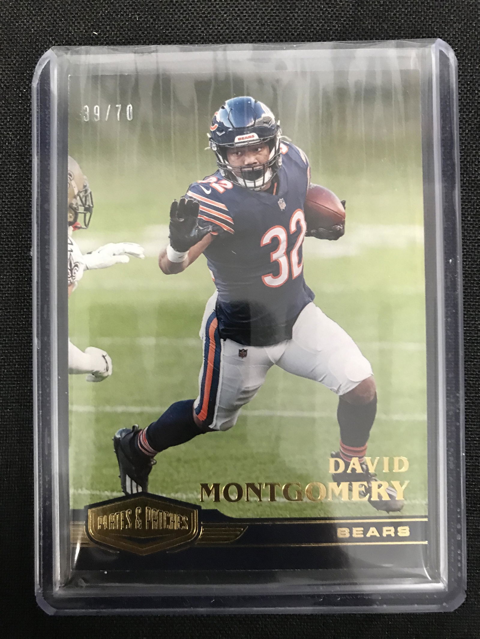 2020 PLATES & PATCHES #16 DAVID MONTGOMERY PARALLEL /70 (1 of 1)