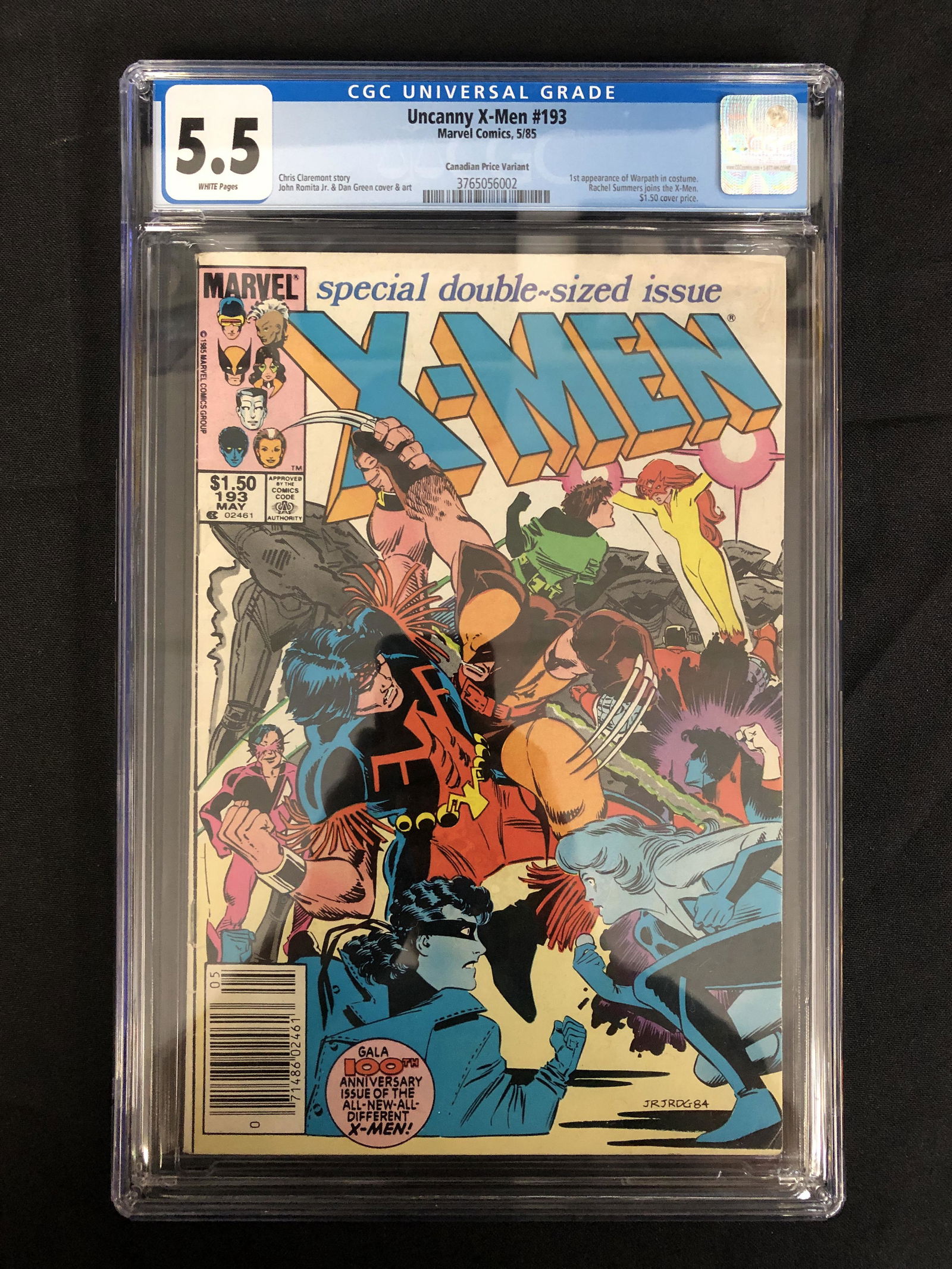 UNCANNY X-MEN #193 (CGC 5.5) MARVEL COMICS (1 of 1)