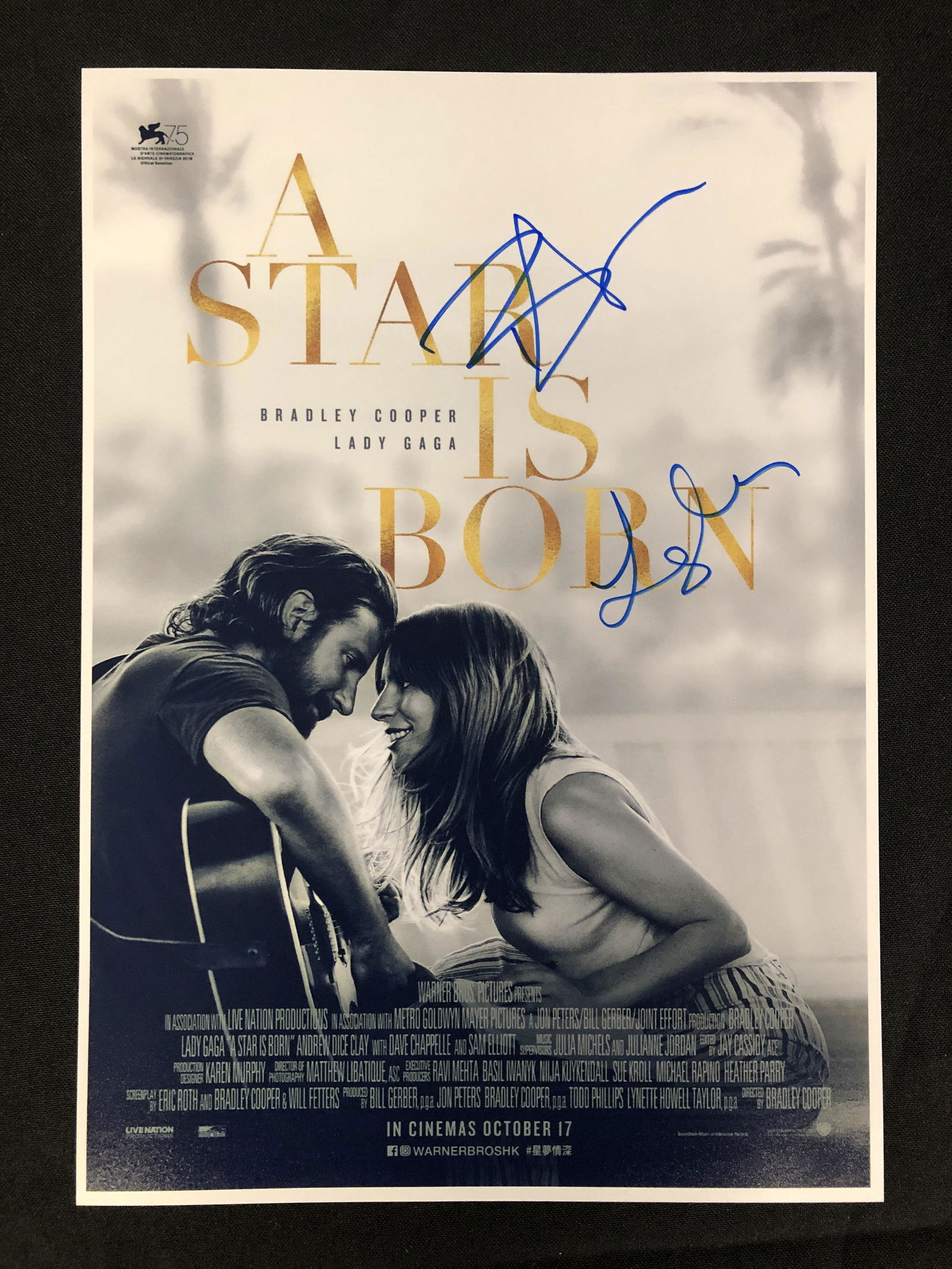 Bradley Cooper and Lady Gaga signed 8x10 photo (Real (1 of 3)