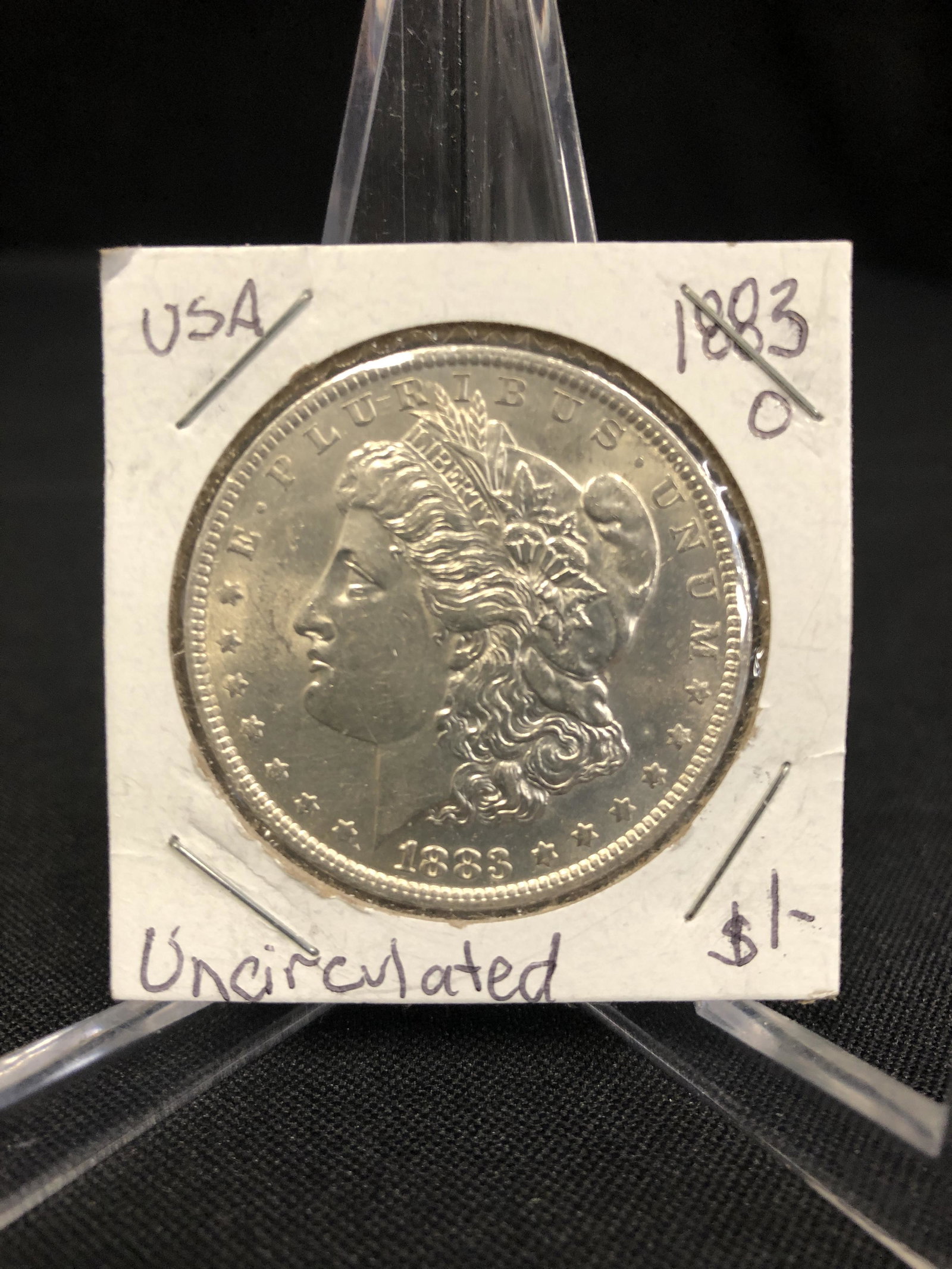 1883 USA MORGAN SILVER DOLLAR (NEW ORLEANS MINTED) (1 of 1)