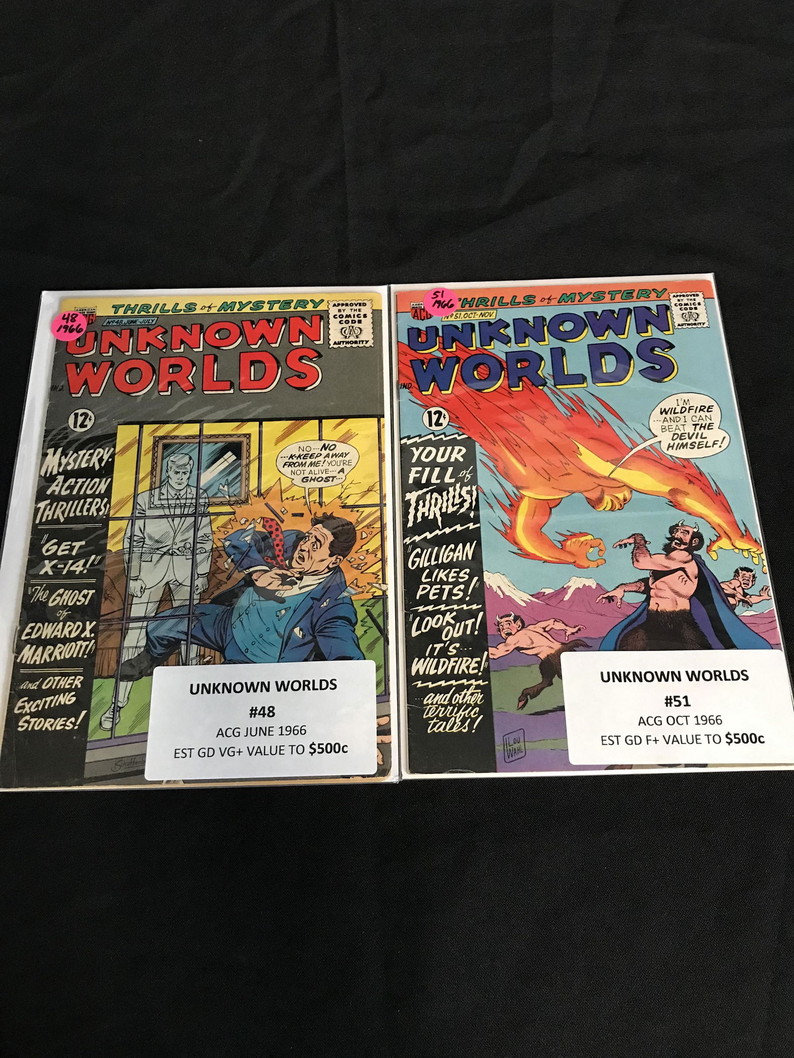 UNKNOWN WORLDS #48/ #51 (ACG) (1 of 1)