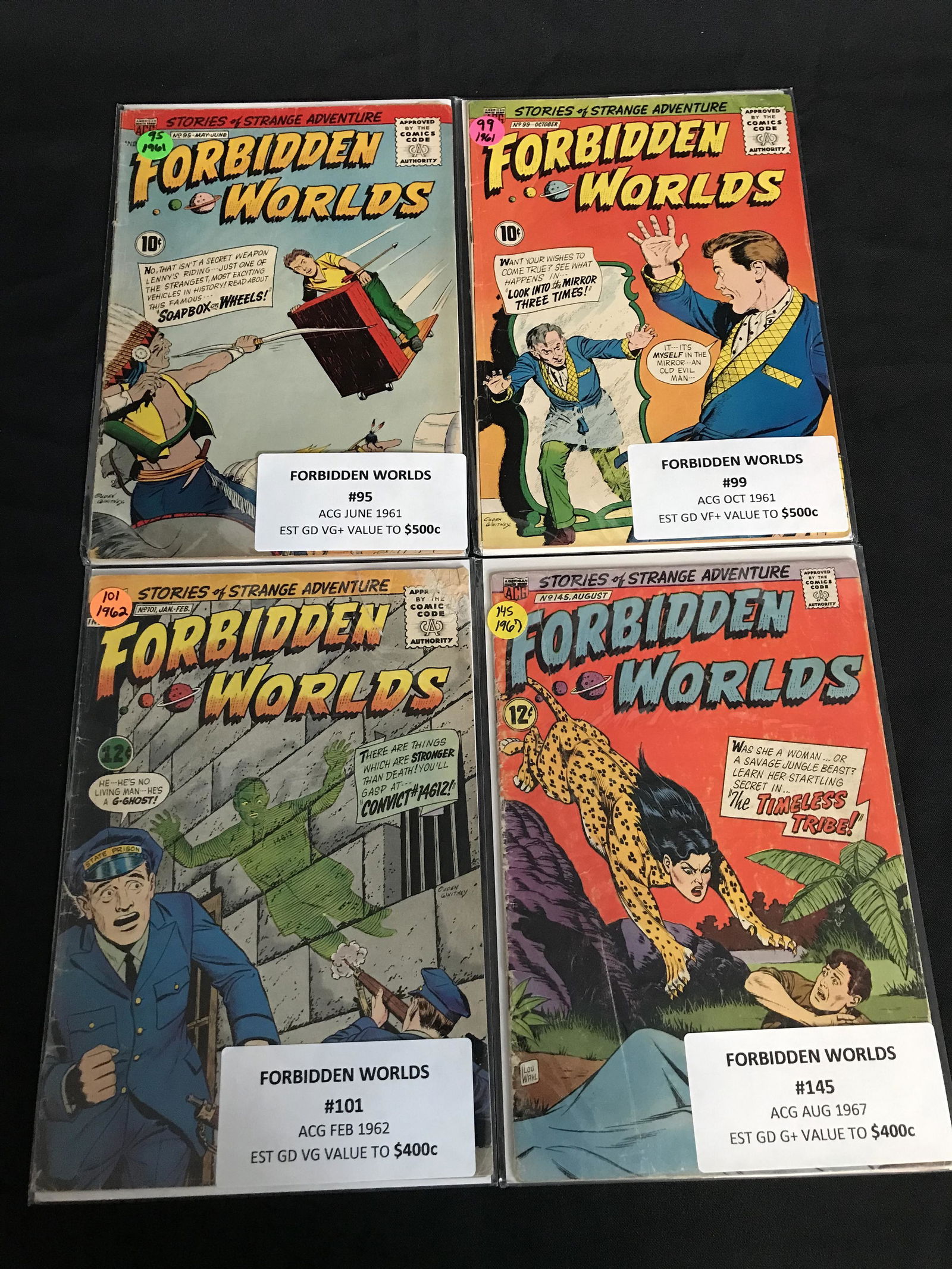 VINTAGE FORBIDDEN WORLDS COMIC BOOK LOT (ACG) (1 of 1)