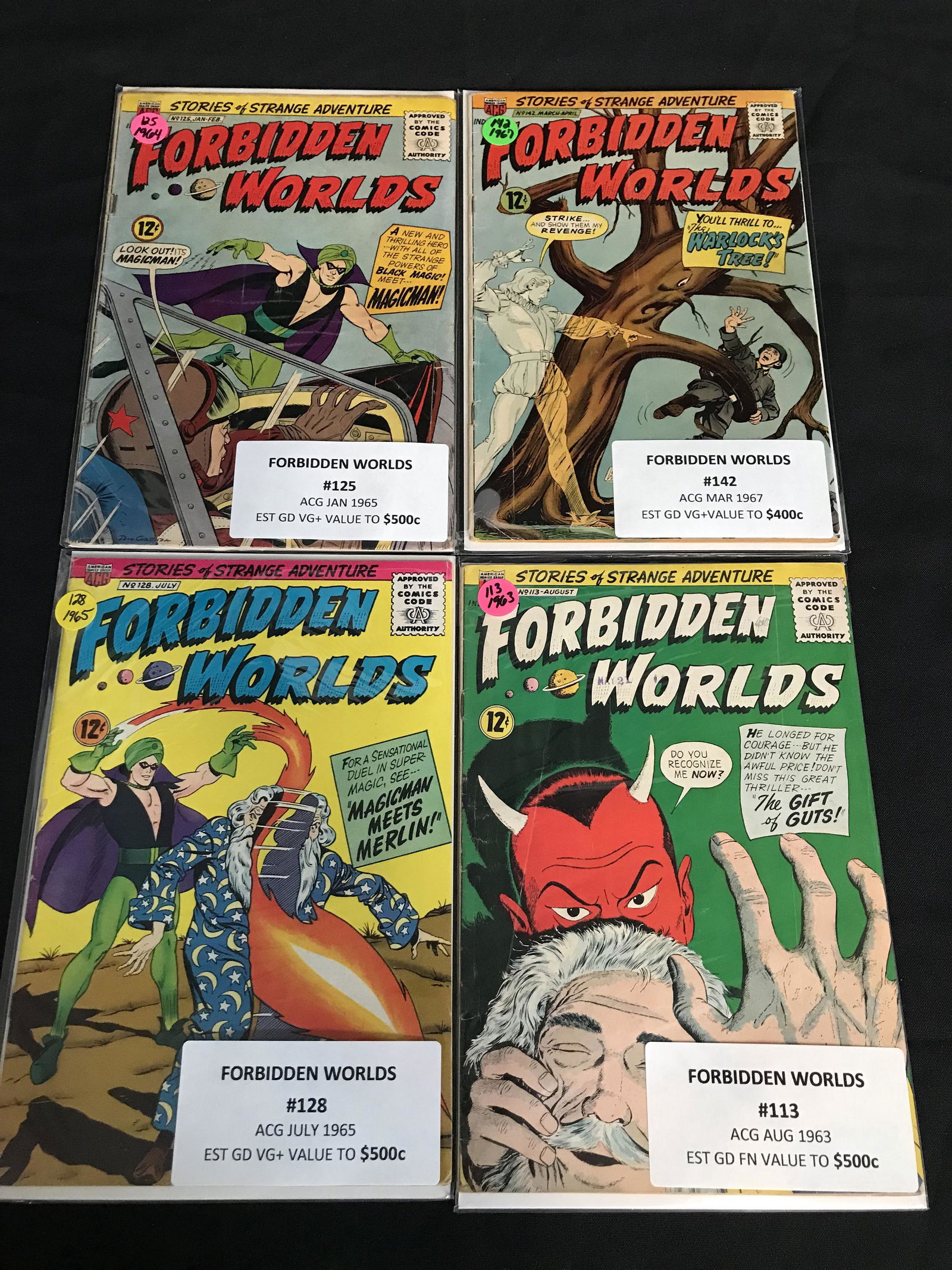 VINTAGE FORBIDDEN WORLDS COMIC BOOK LOT (ACG) (1 of 1)