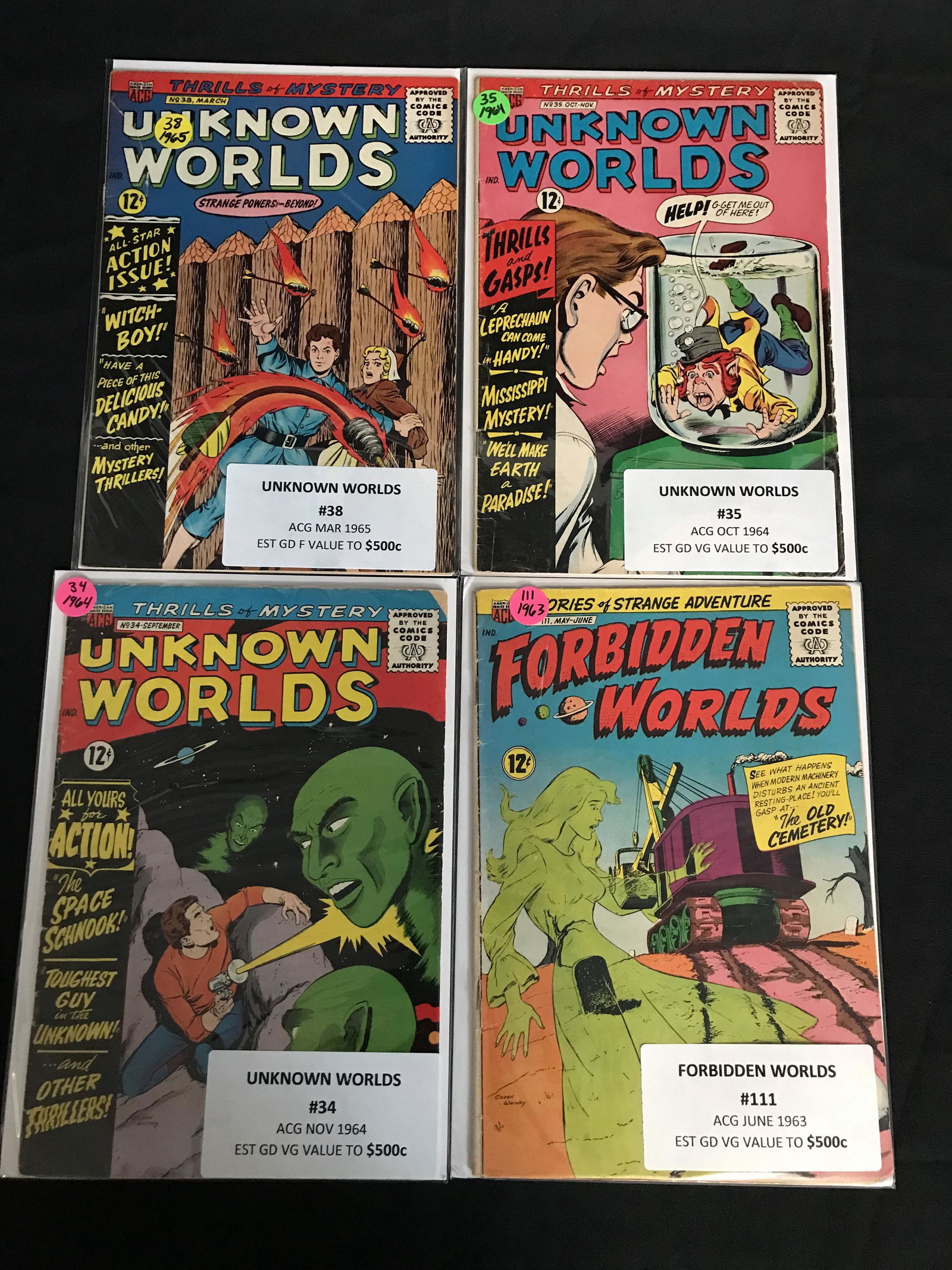 VINTAGE FORBIDDEN WORLDS COMIC BOOK LOT (ACG) (1 of 1)