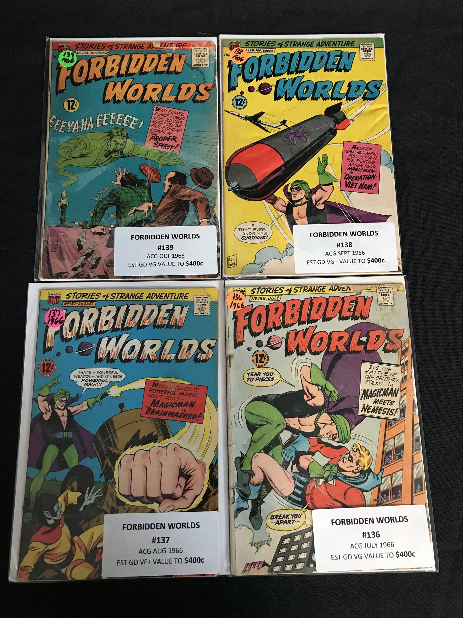 VINTAGE FORBIDDEN WORLDS COMIC BOOK LOT (ACG) (1 of 1)