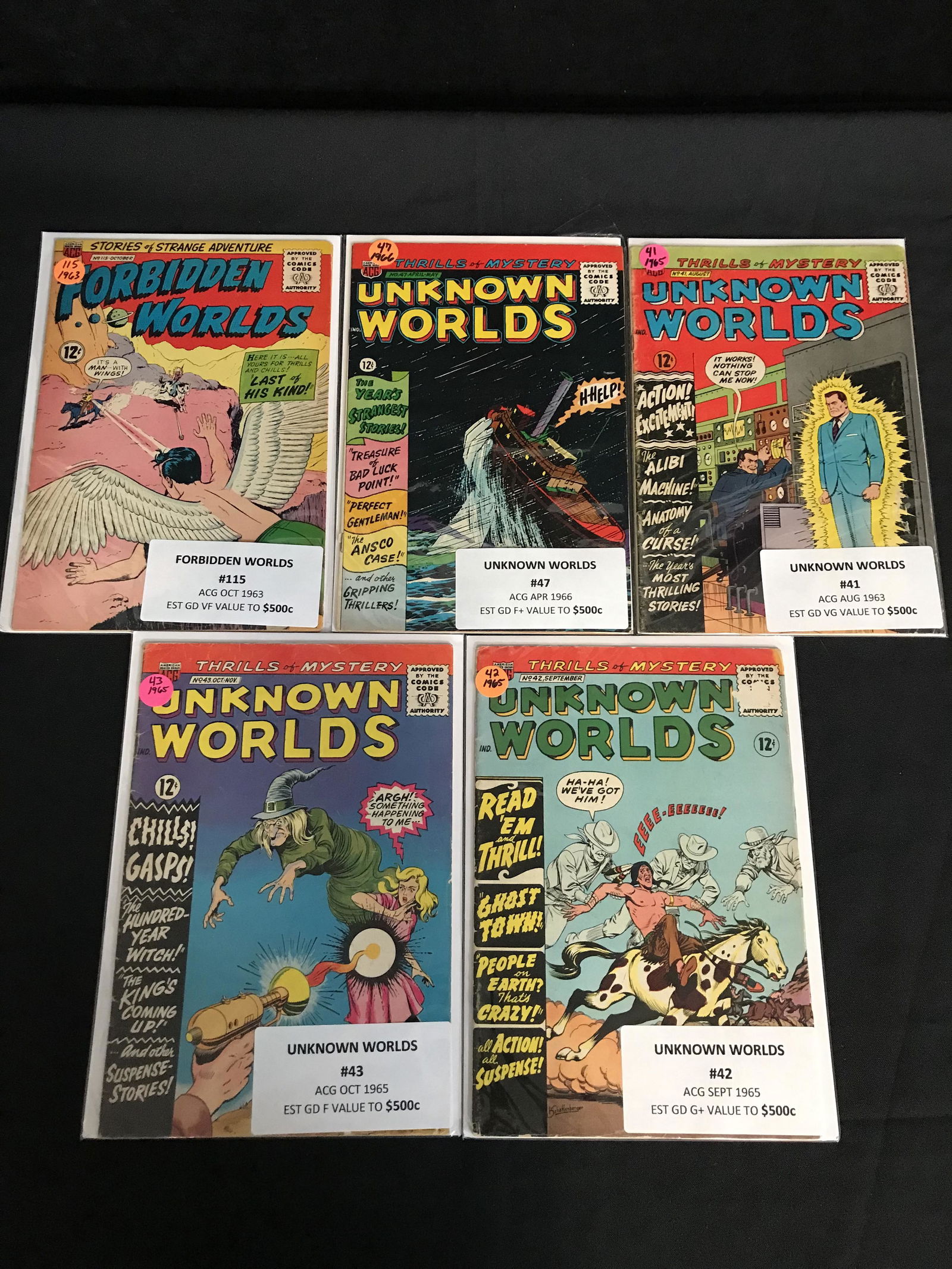 VINTAGE FORBIDDEN WORLDS COMIC BOOK LOT (ACG) (1 of 1)