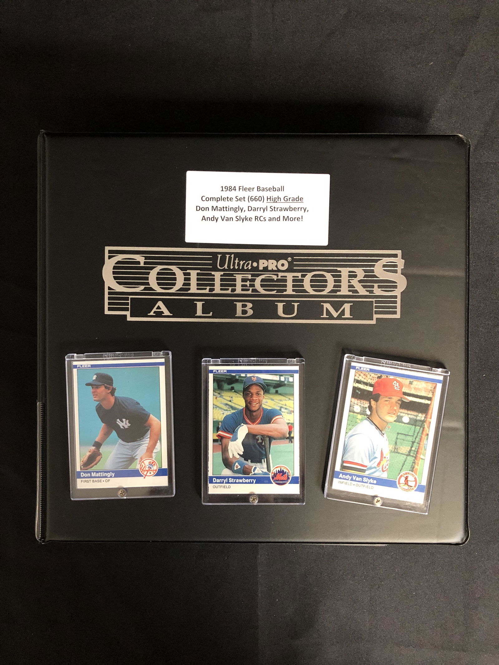 1984 FLEER BASEBALL COMPLETE CARD SET (660) MATTINGLY, (1 of 3)