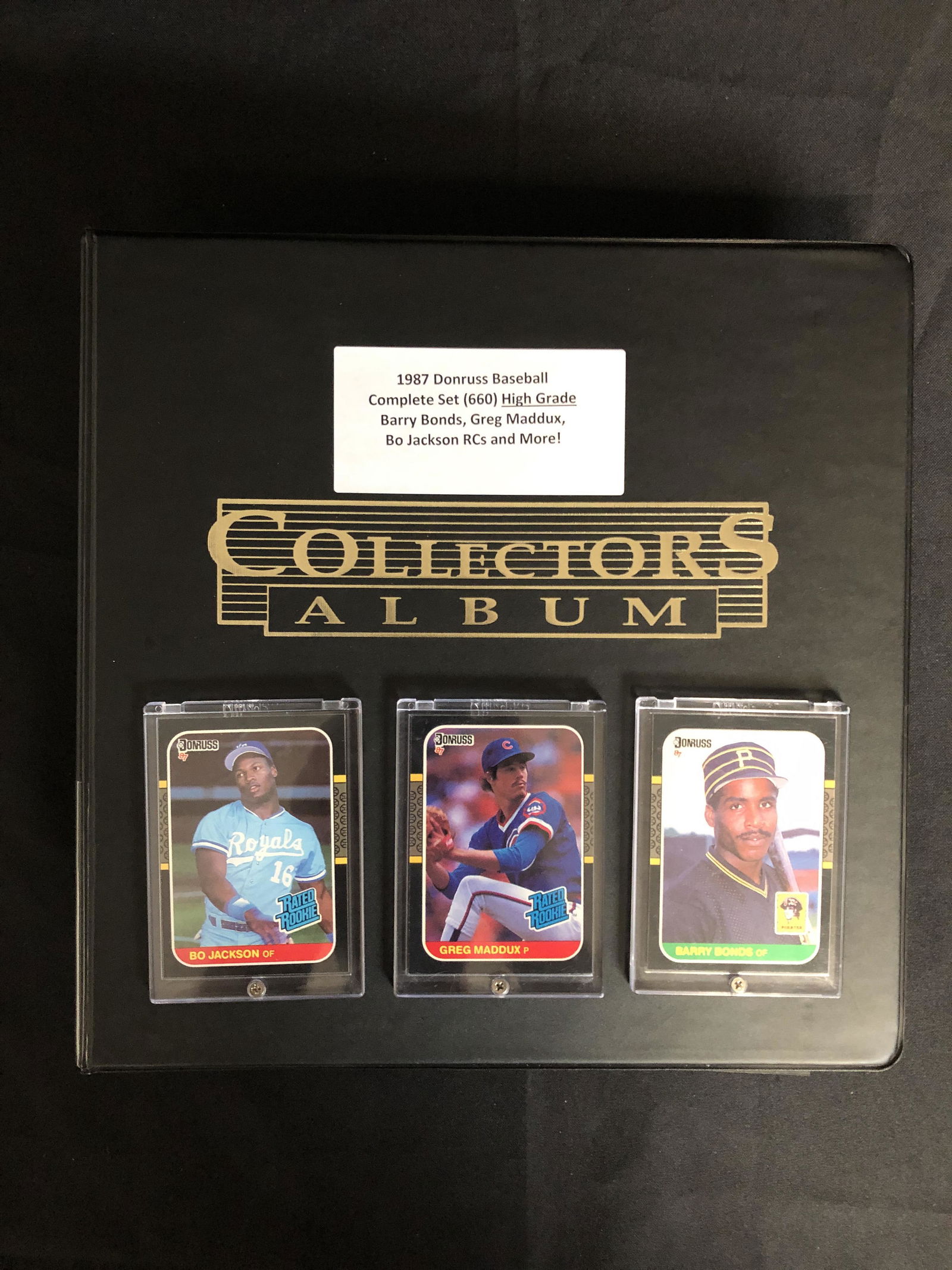 1987 DONRUSS BASEBALL COMPLETE CARD SET (660) BONDS, BO (1 of 3)