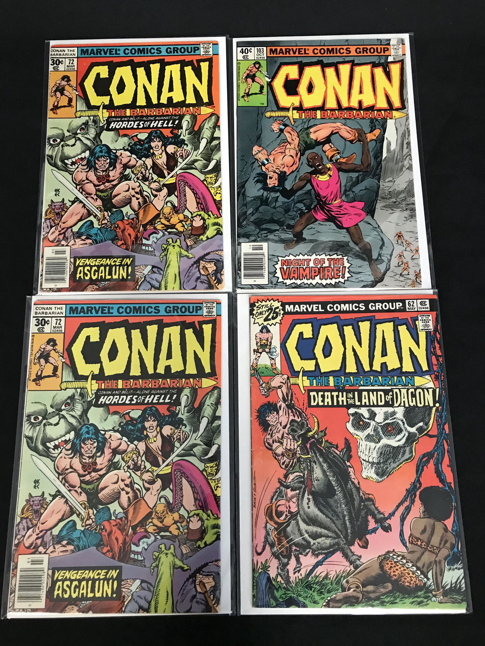 CONAN THE BARBARIAN COMIC BOOK LOT (MARVEL COMICS) (1 of 1)