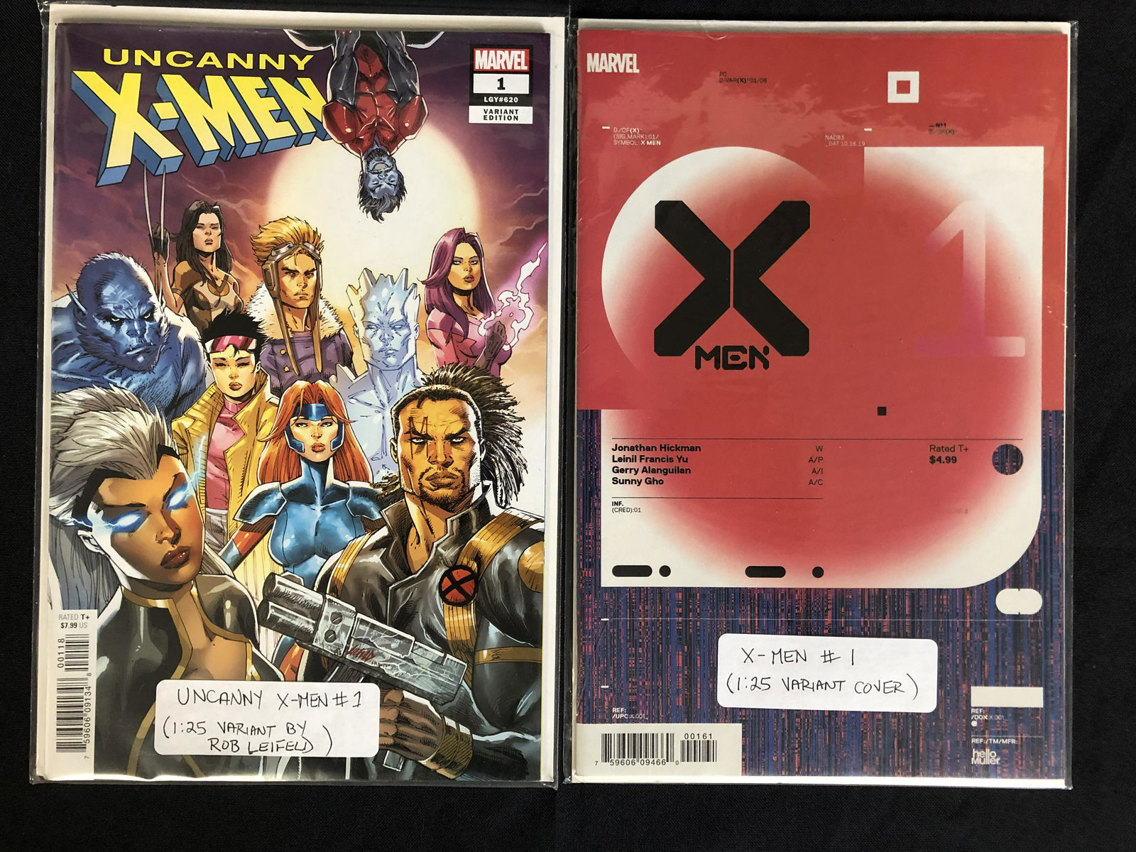 UNCANNY X-MEN #1/ X-MEN #1 (MARVEL VARIANTS): UNCANNY X-MEN #1/ X-MEN #1 (MARVEL VARIANTS)