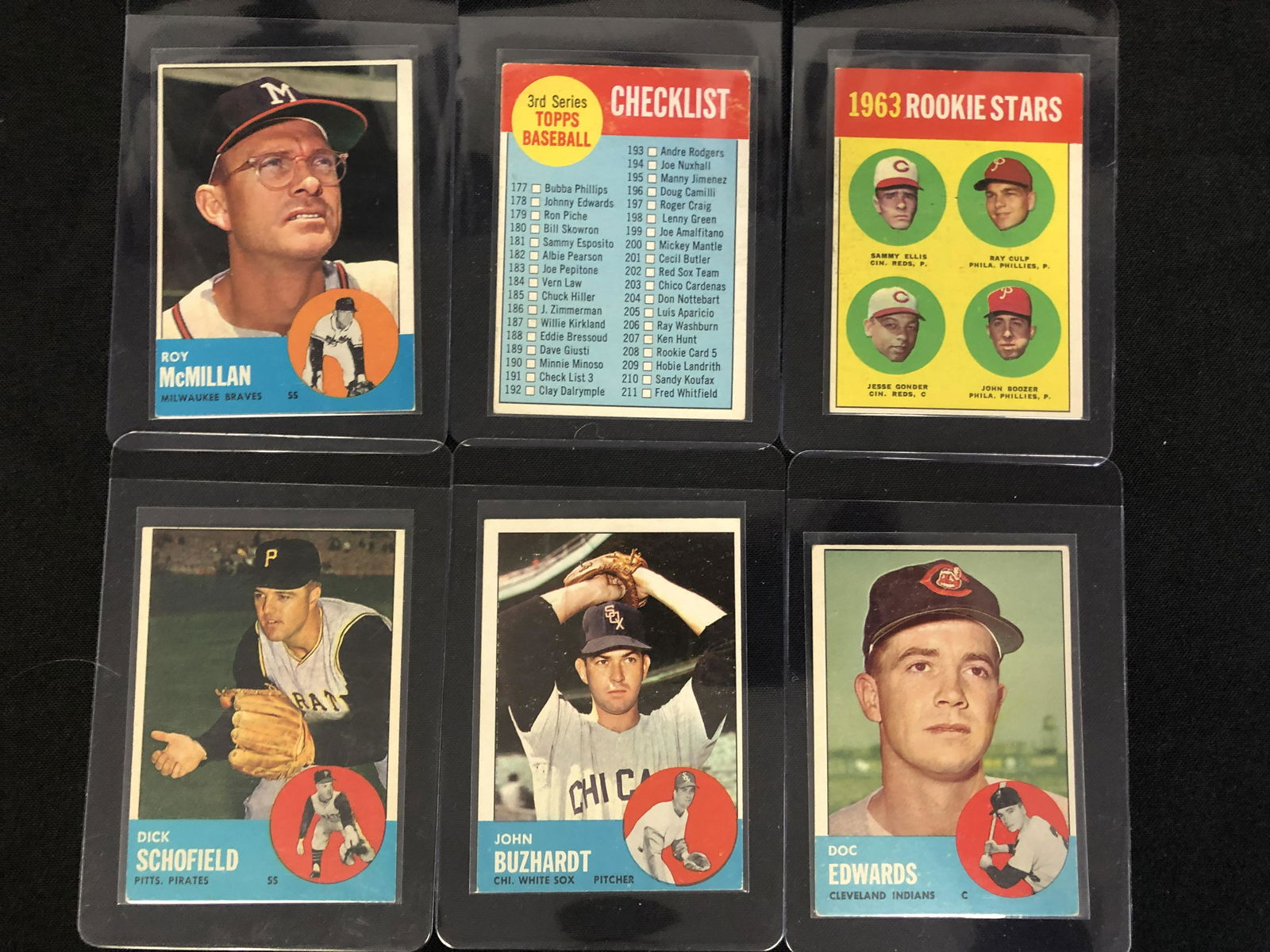 1963 TOPPS BASEBALL CARD LOT (1 of 1)