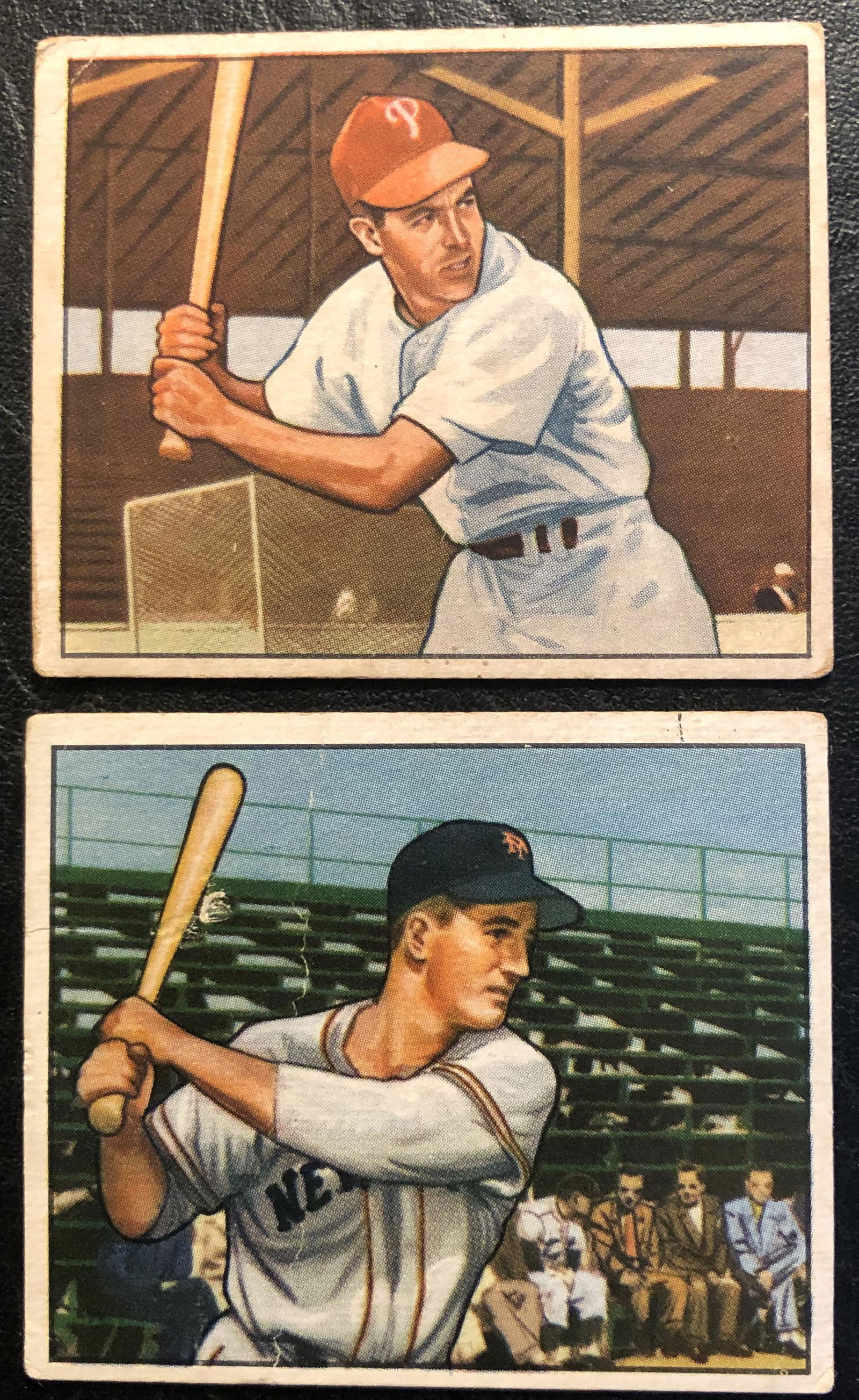 1950 BOWMAN BASEBALL CARD LOT (N0. 204 HAMNER/ NO. 221 (1 of 2)