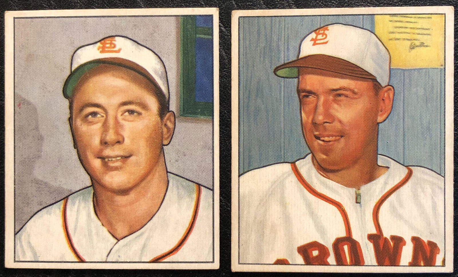 1950 BOWMAN BASEBALL CARD LOT (N0. 145 GRAHAM/ NO. 249 (1 of 2)
