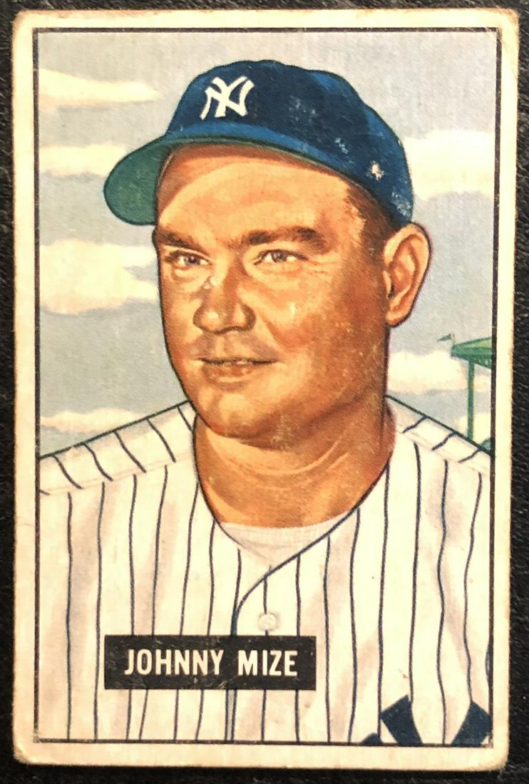 1951 BOWMAN NO. 50 JOHNNY MIZE (1 of 2)