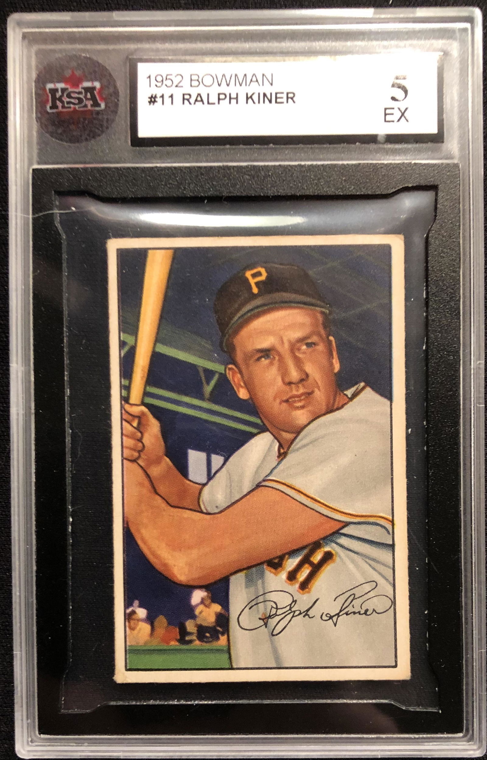 1952 BOWMAN #11 RALPH KINER (5 EX) (1 of 2)