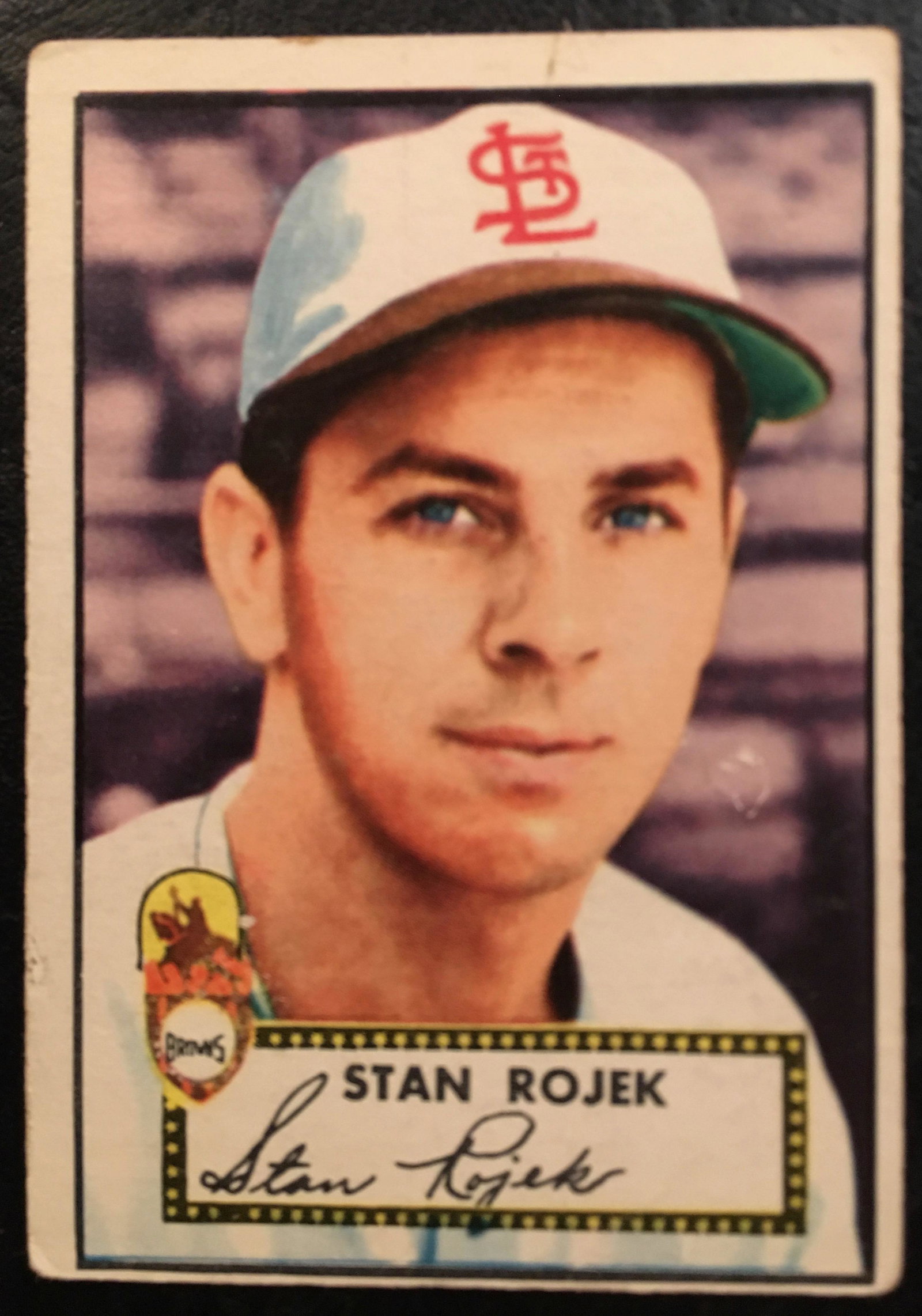 1952 Topps #163 Stan Rojek: 1952 Topps #163 Stan Rojek