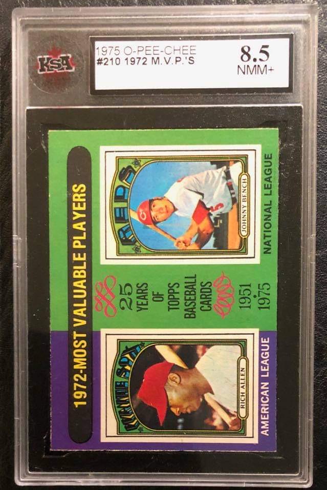 1975 OPC 1972 MVP'S NO.210 KSA 8.5 (1 of 2)