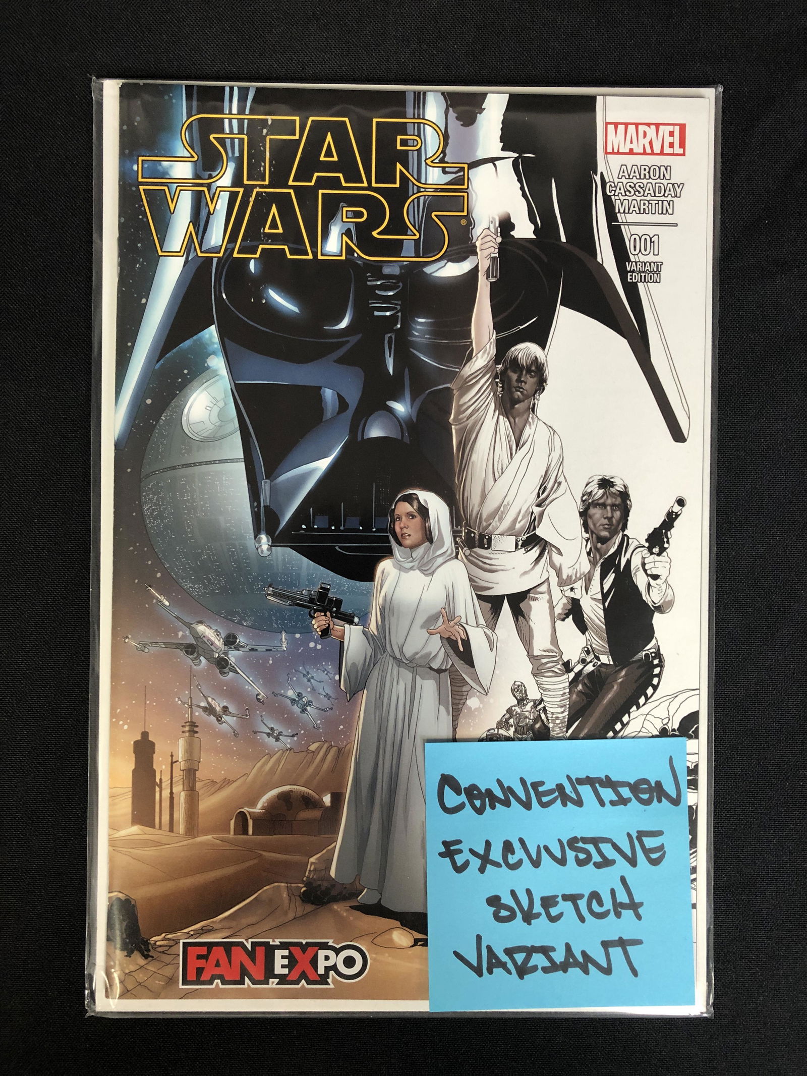 STAR WARS #1 (CONVENTION EXCLUSIVE SKETCH VARIANT) (1 of 1)