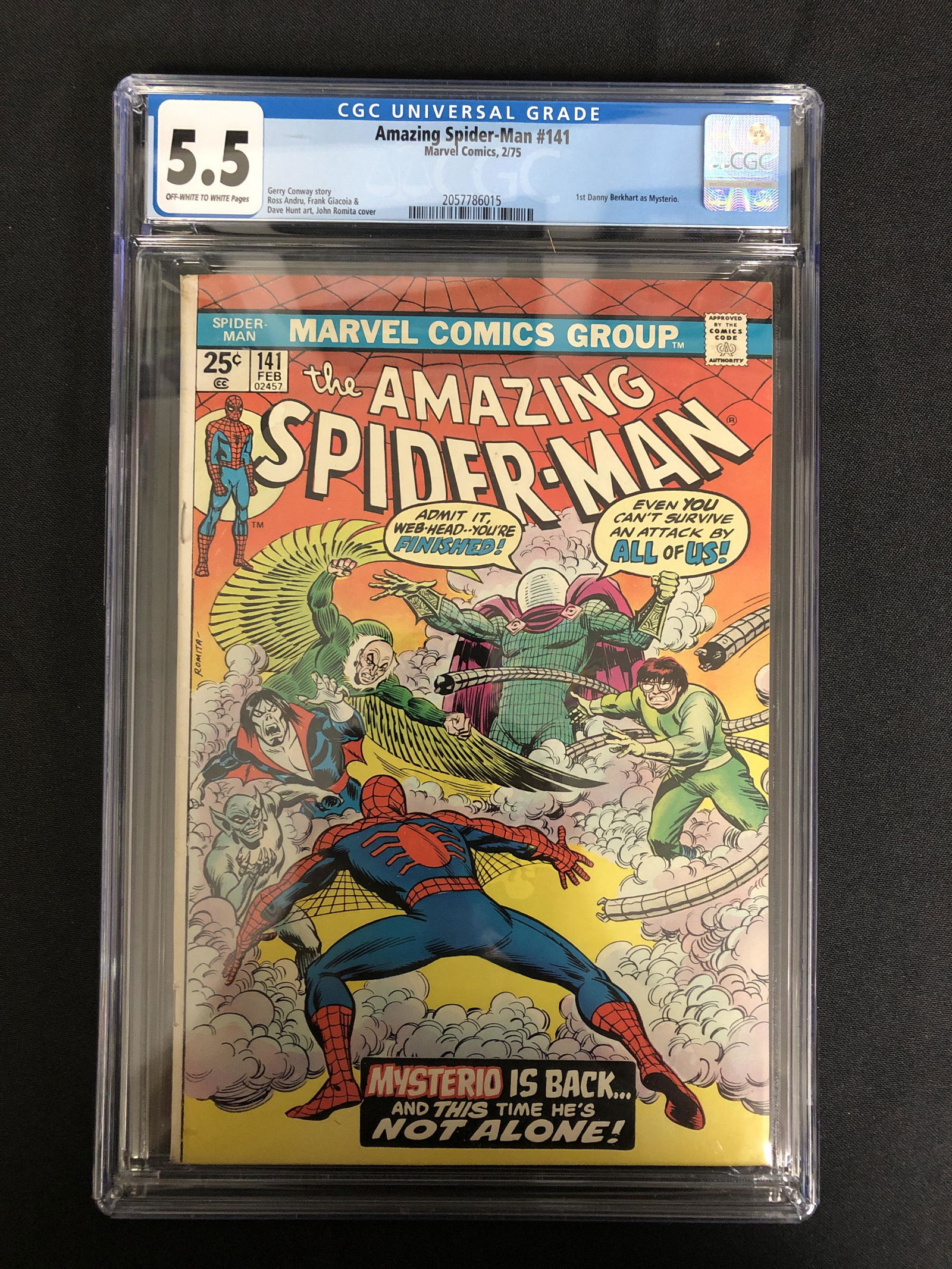 THE AMAZING SPIDER-MAN #141 CGC GRADE 5.5 (MARVEL (1 of 1)