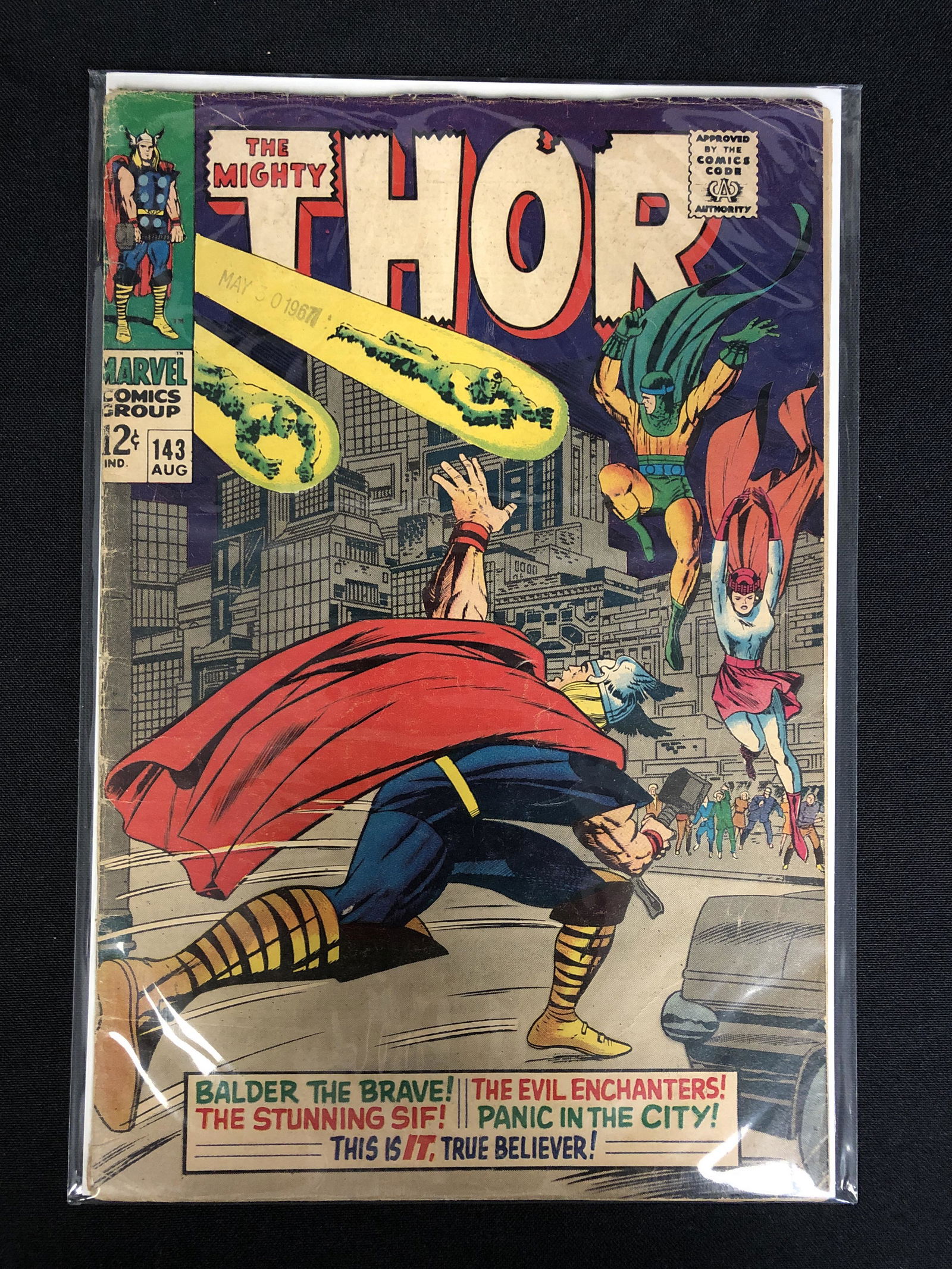 THE MIGHTY THOR #143 (MARVEL COMICS) (1 of 1)