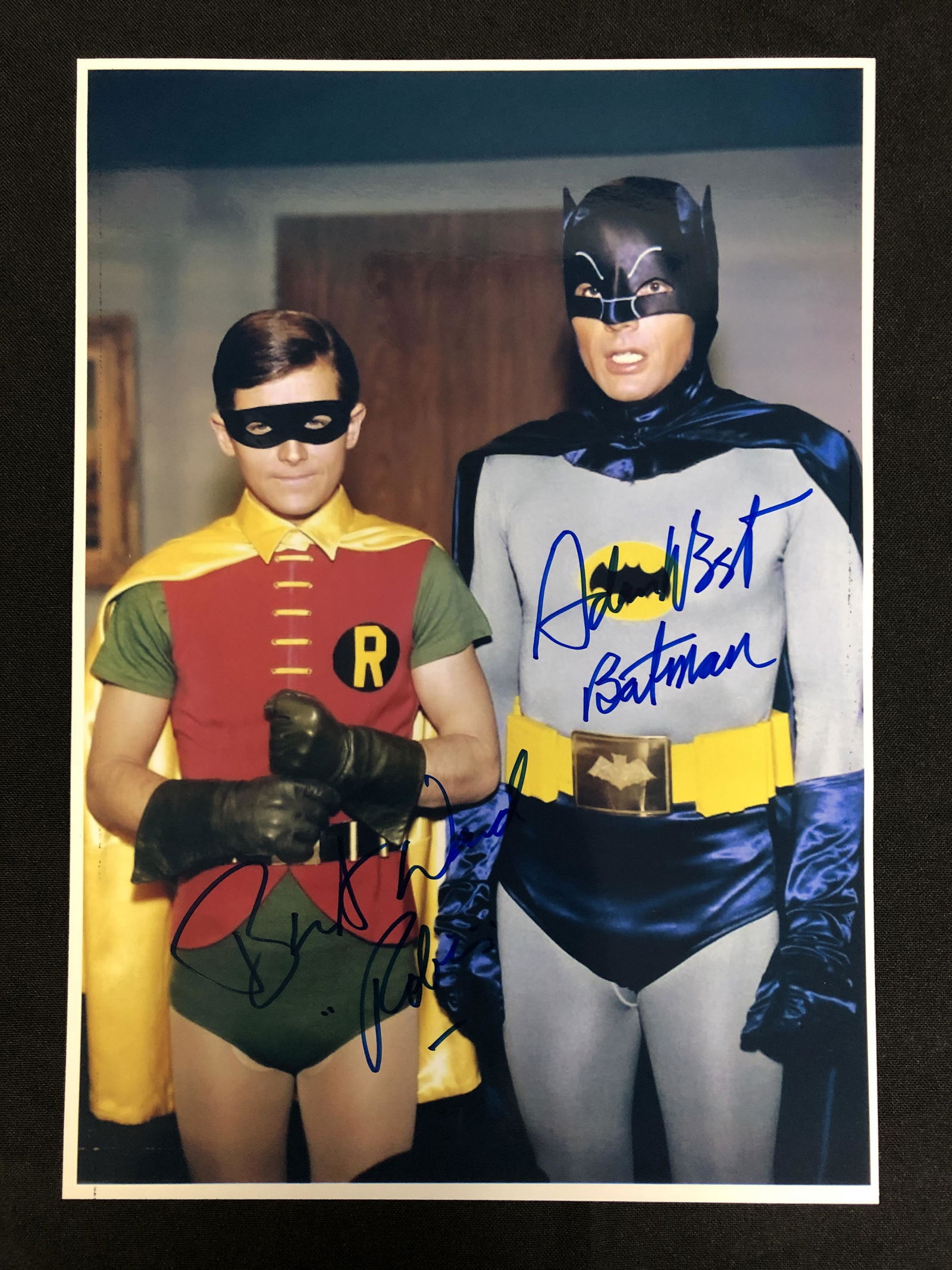 ADAM WEST & BURT WARD SIGNED BATMAN & ROBIN PHOTO (REAL (1 of 3)