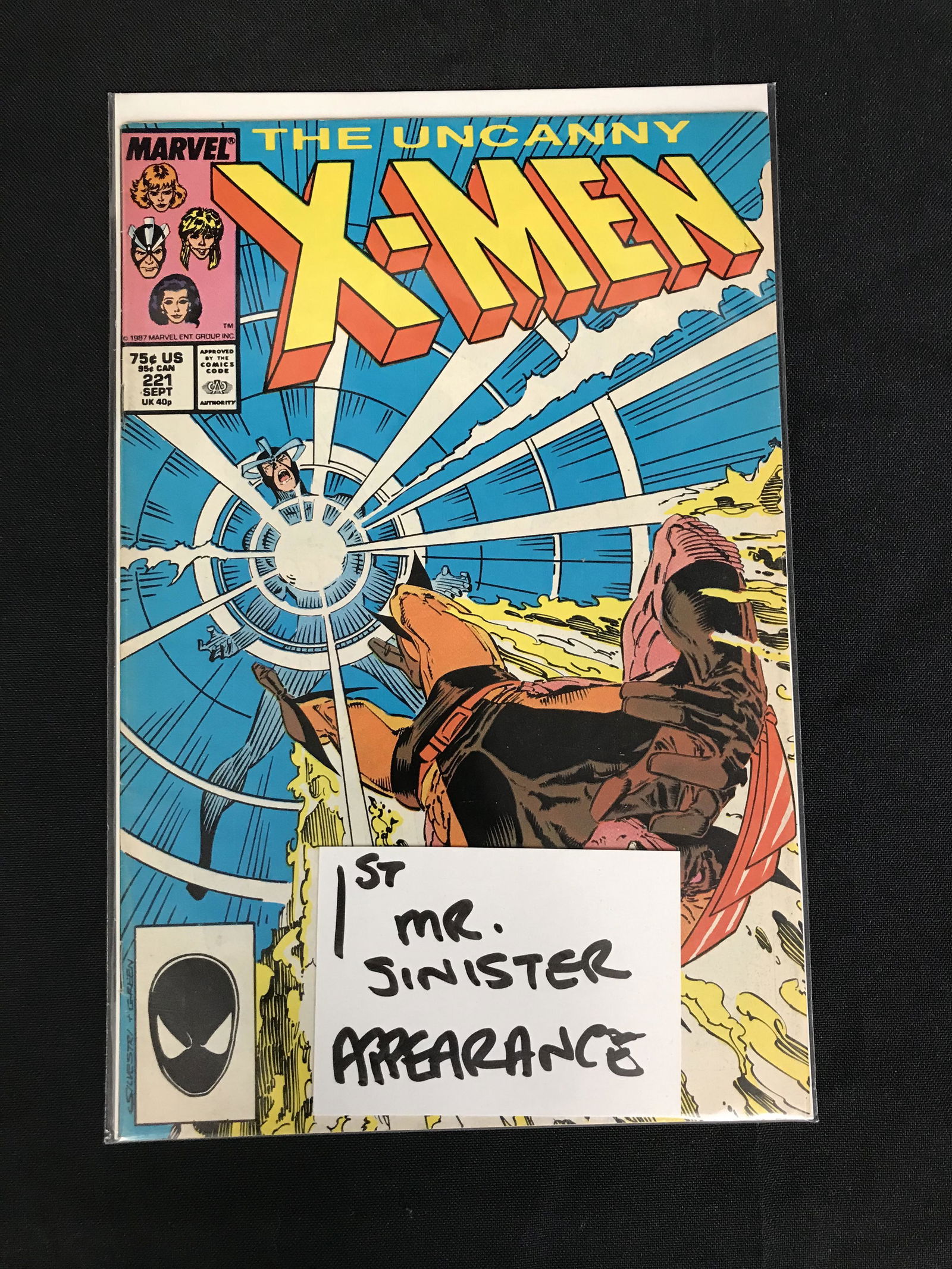 THE UNCANNY X-MEN #221 (MARVEL COMICS) (1 of 1)