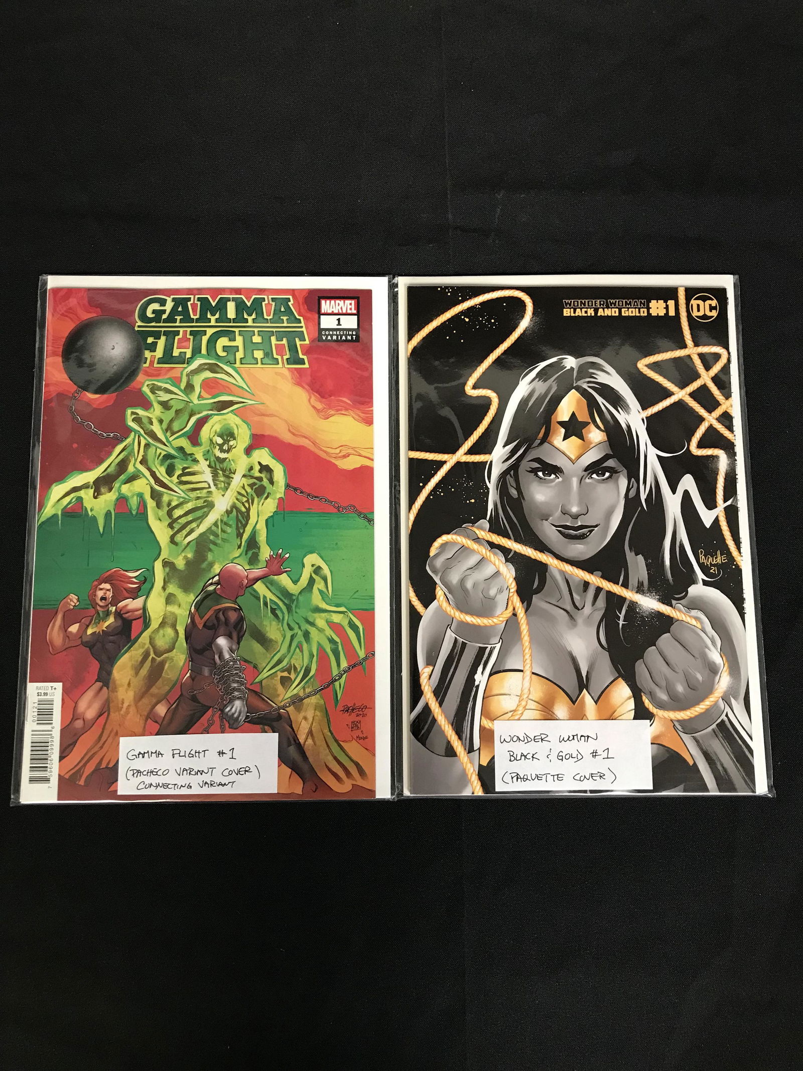 GAMMA FLIGHT #1/ WONDER WOMAN Black & Gold #1 COMIC (1 of 1)