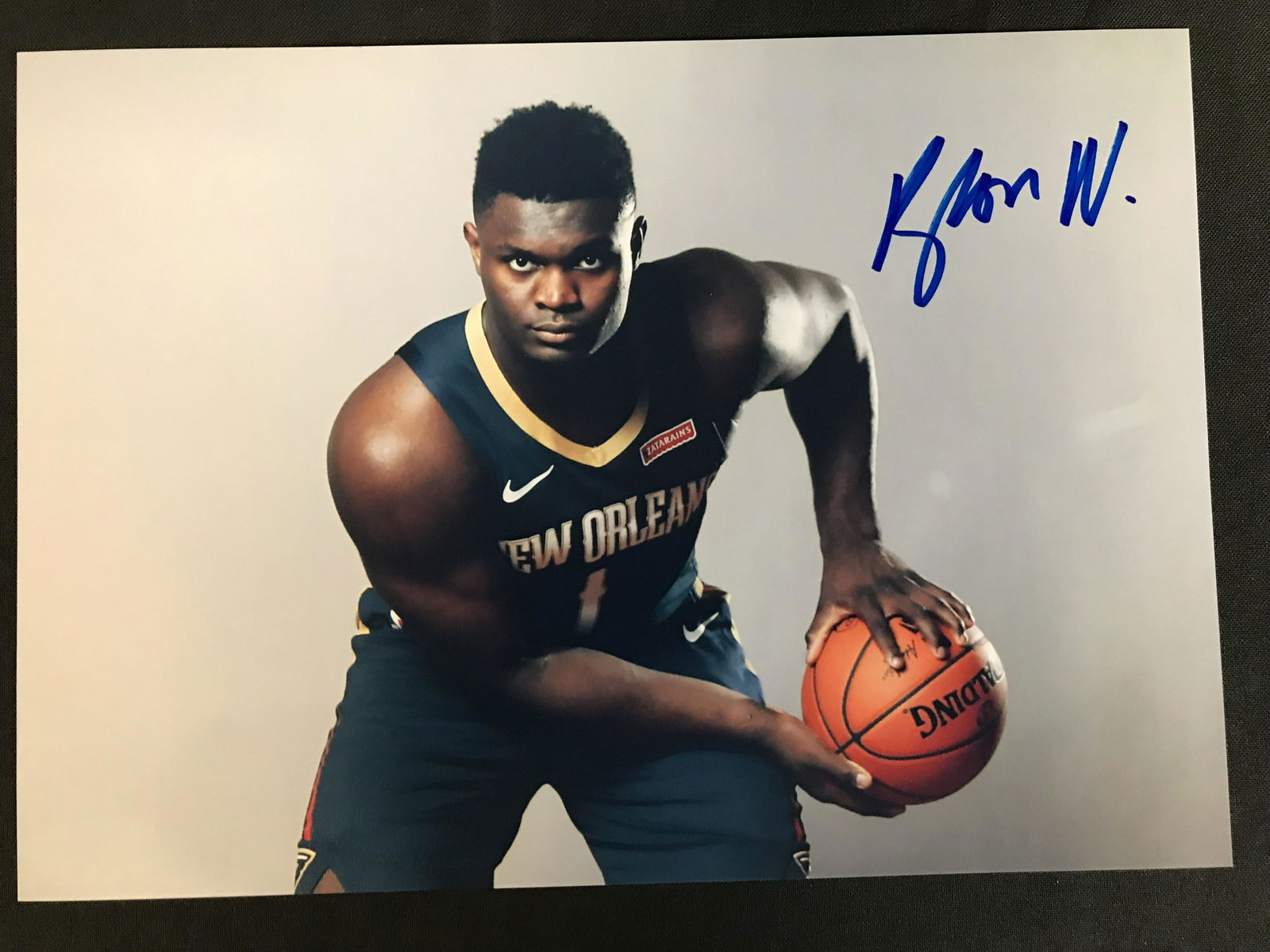 ZION WILLIAMSON SIGNED 8X10 PHOTO (RA COA) (1 of 3)