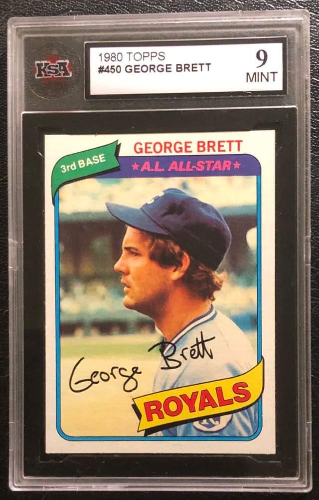 1980 TOPPS #450 GEORGE BRETT (KSA 9) (1 of 2)