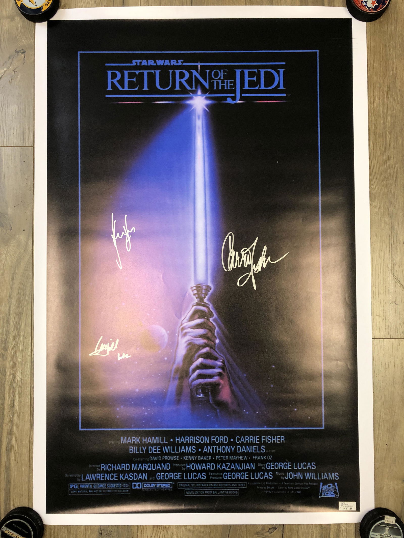 STAR WARS "RETURN OF THE JEDI" MULTI-SIGNED 24 X 36 POS (1 of 2)