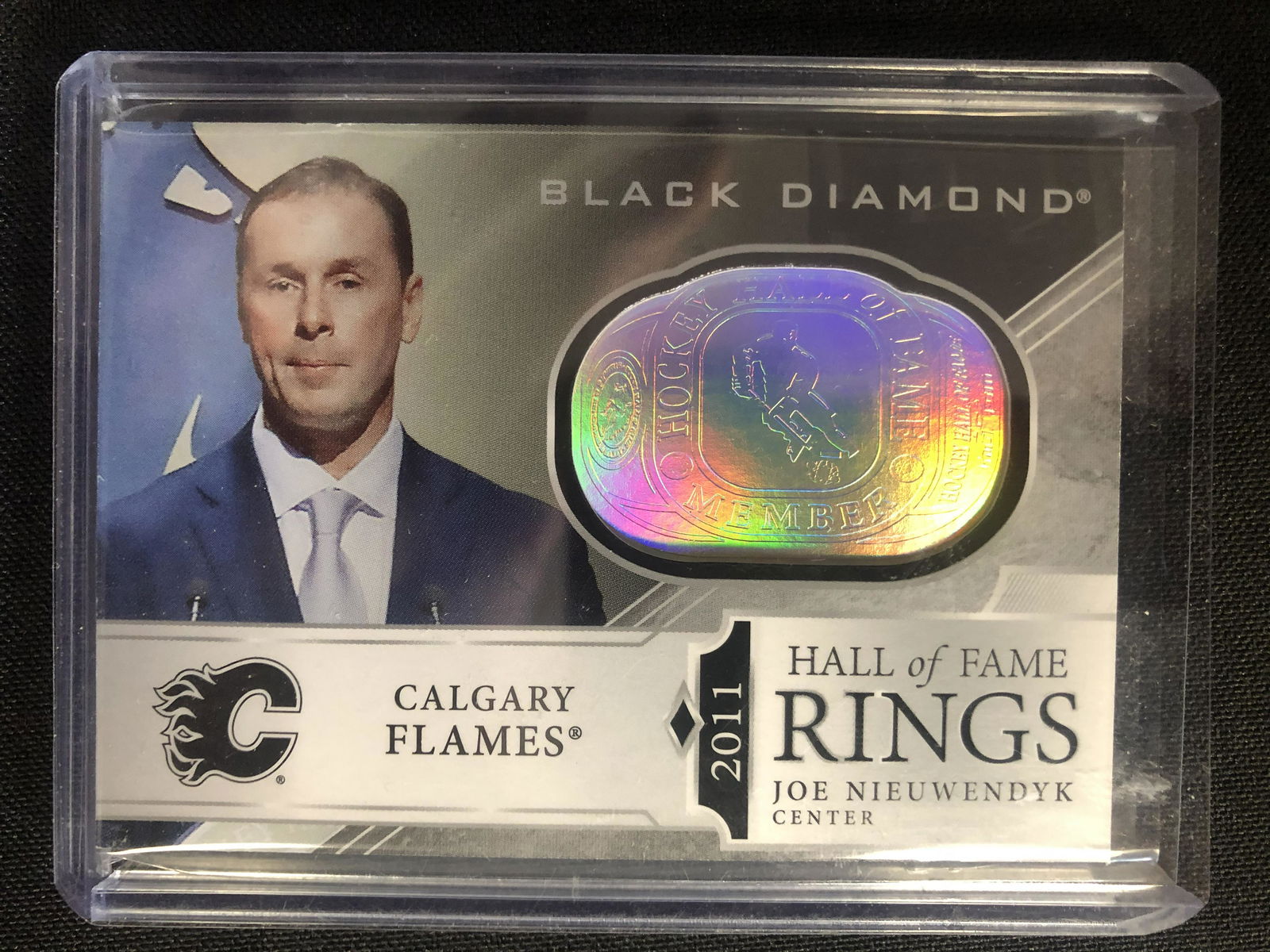 2019-20 UD BLACK DIAMOND #HR-JN JOE NIEUWENDYK HALL OF (1 of 2)