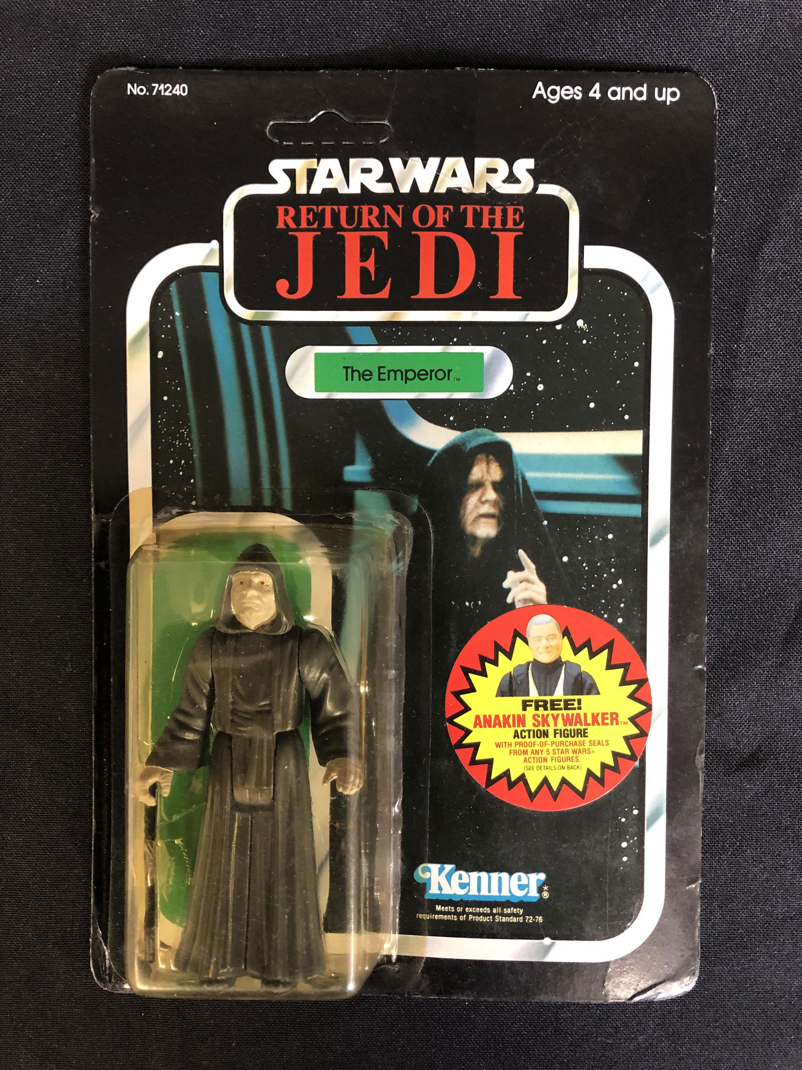 STAR WARS ROTJ THE EMPEROR FIGURE (KENNER 1984) (1 of 3)
