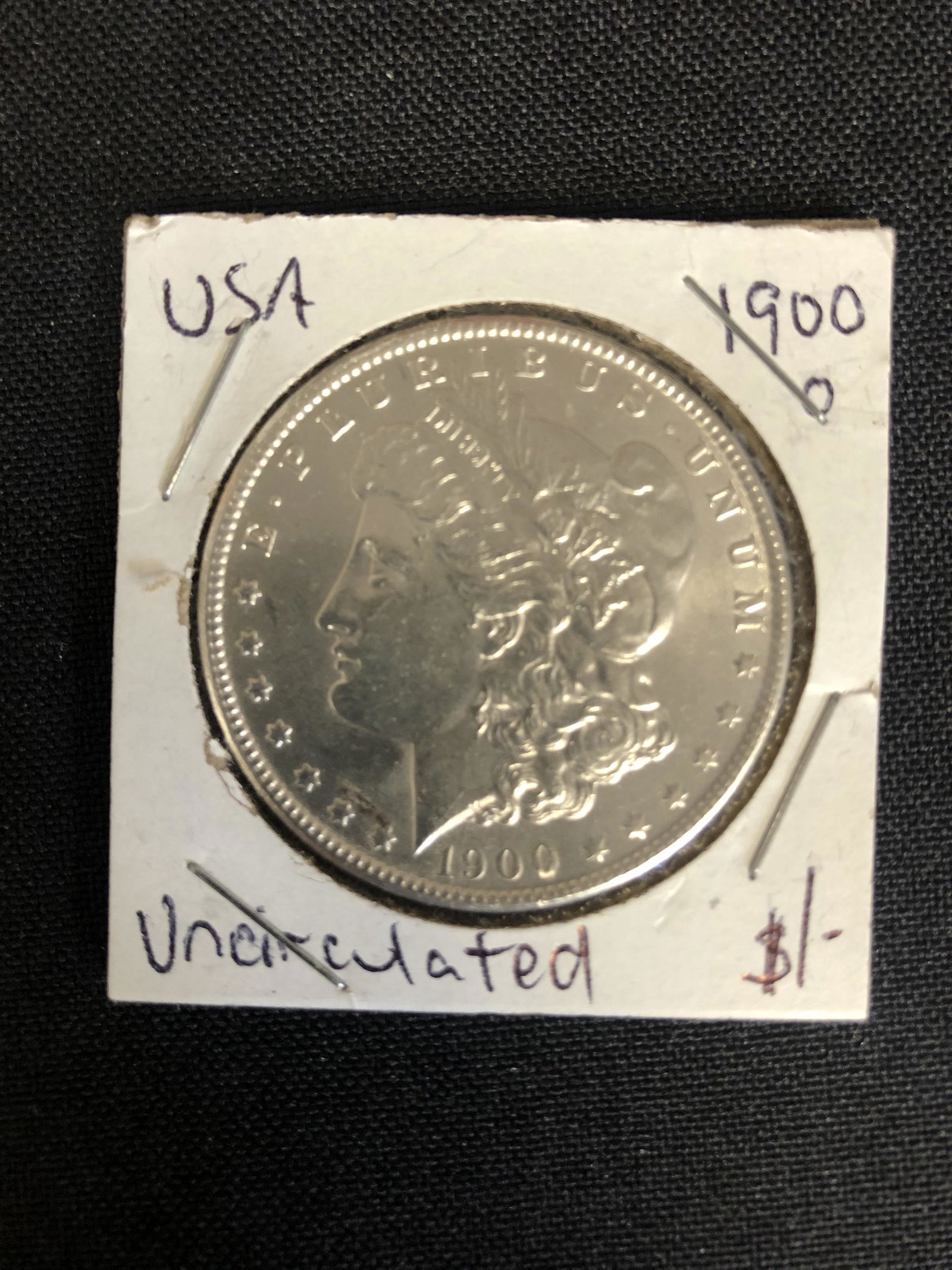 1900 USA MORGAN SILVER DOLLAR (NEW ORLEANS MINTED) Unci (1 of 1)