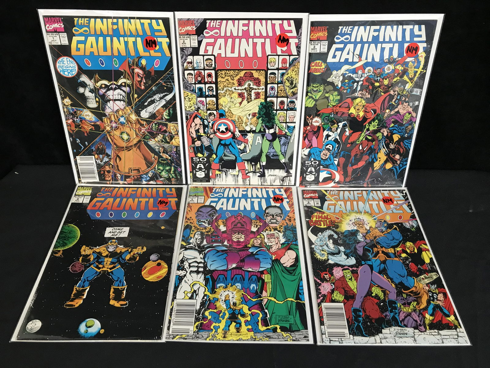 INFINITY GAUNTLET #1-6 (MARVEL COMICS) (1 of 1)