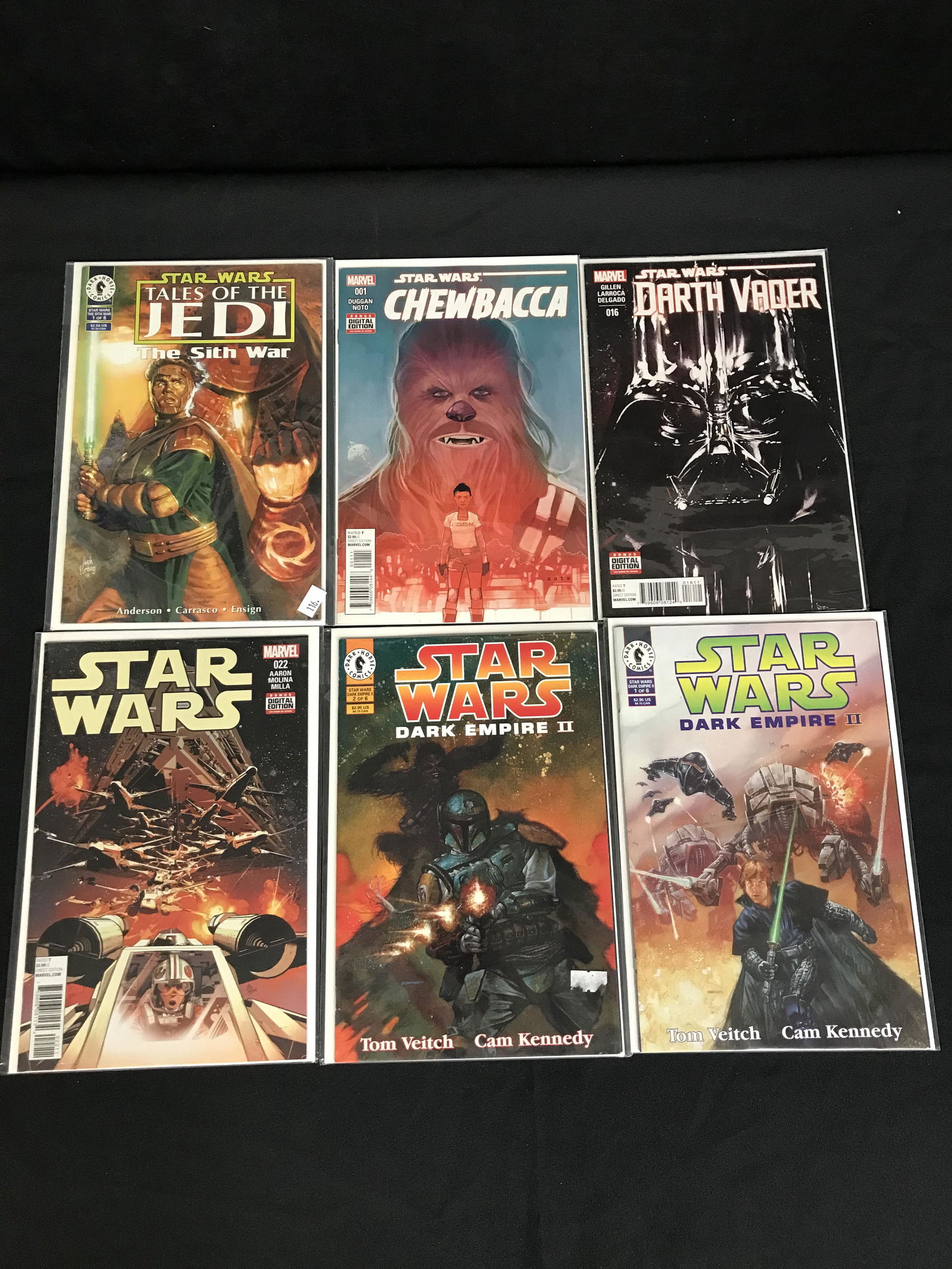 ASSORTED STAR WARS COMIC BOOK LOT (1 of 1)